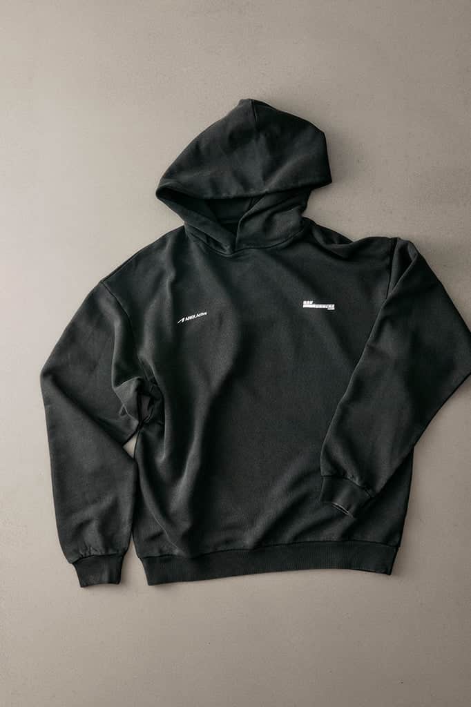 ARKK Apparel HAV Runner Hoodie | Black Crewneck
