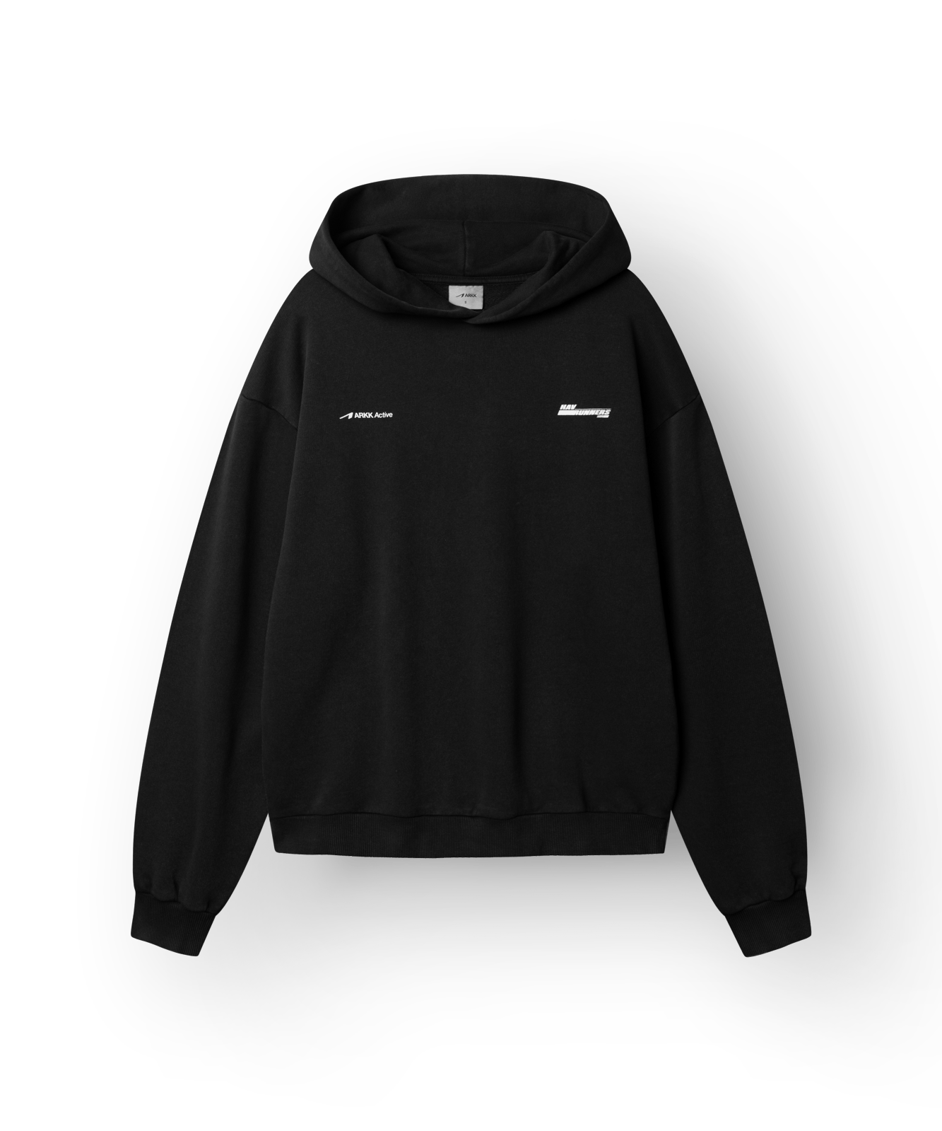 ARKK Apparel HAV Runner Hoodie | Black Crewneck