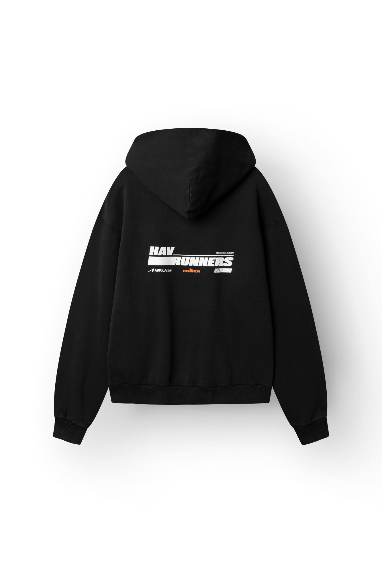 ARKK Apparel HAV Runner Hoodie | Black Crewneck