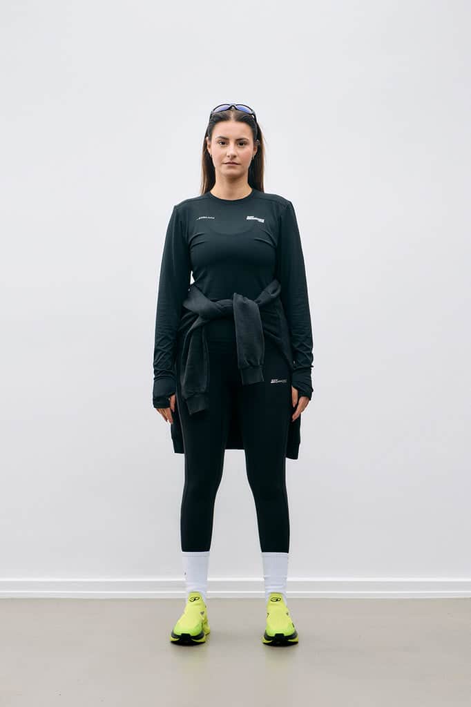 ARKK Apparel Hav Runner LS Tee | Black - Women T-Shirt