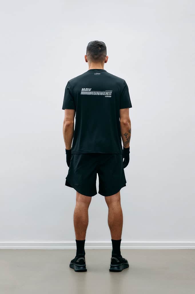 ARKK Apparel Hav Runner Tee | Black - Men T-Shirt