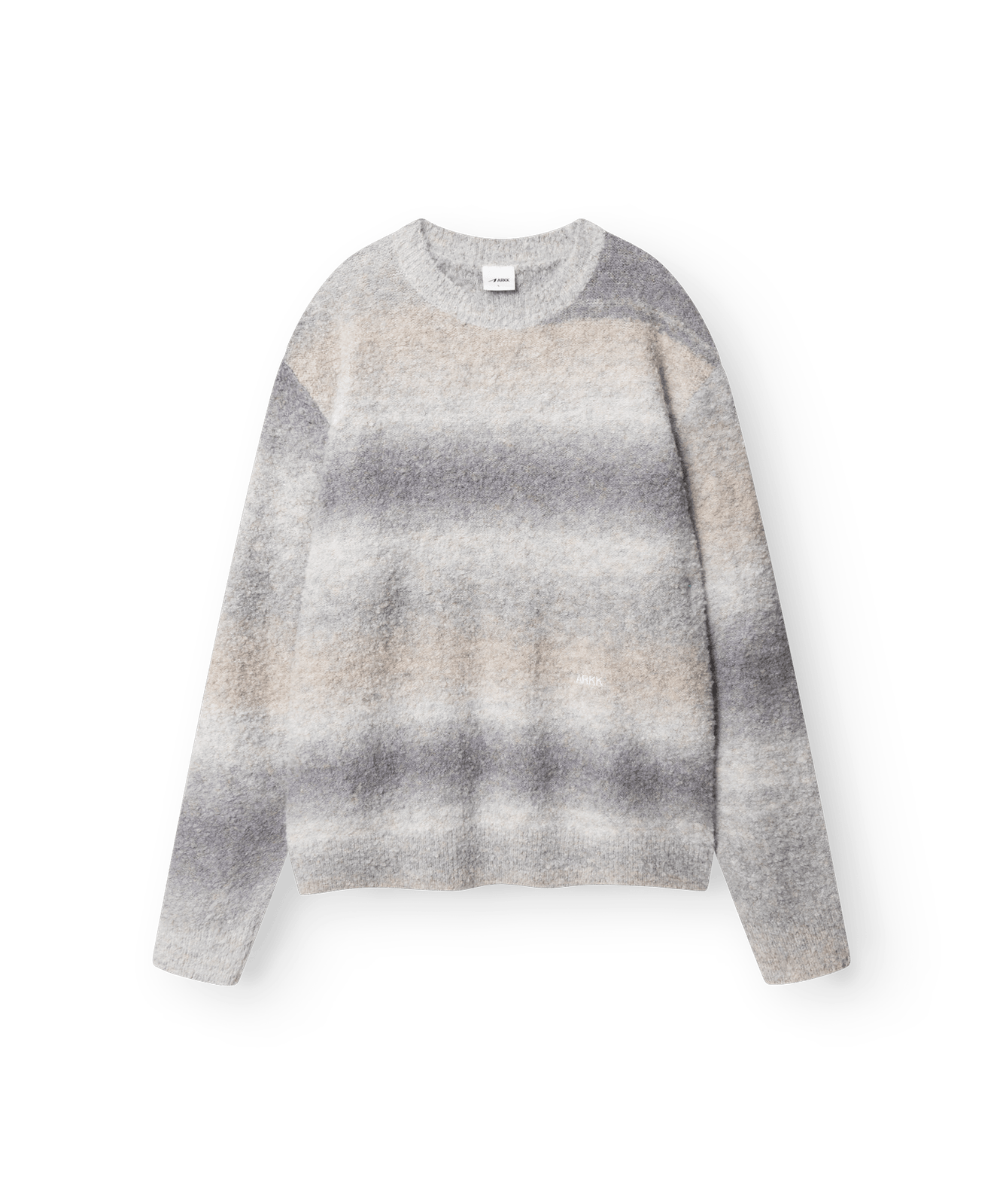 ARKK Apparel Knit Crew | Beige Grey Knit Crew