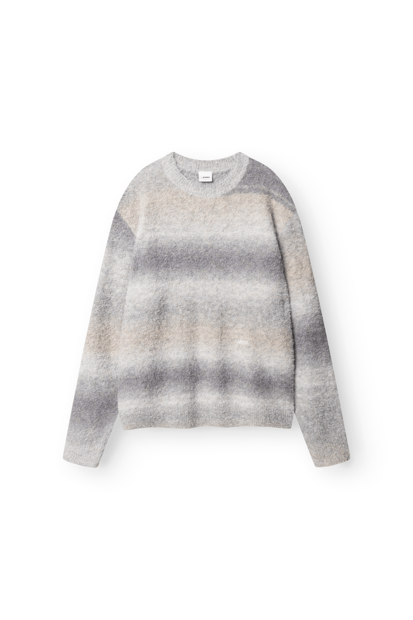 ARKK Apparel Knit Crew | Beige Grey Knit Crew