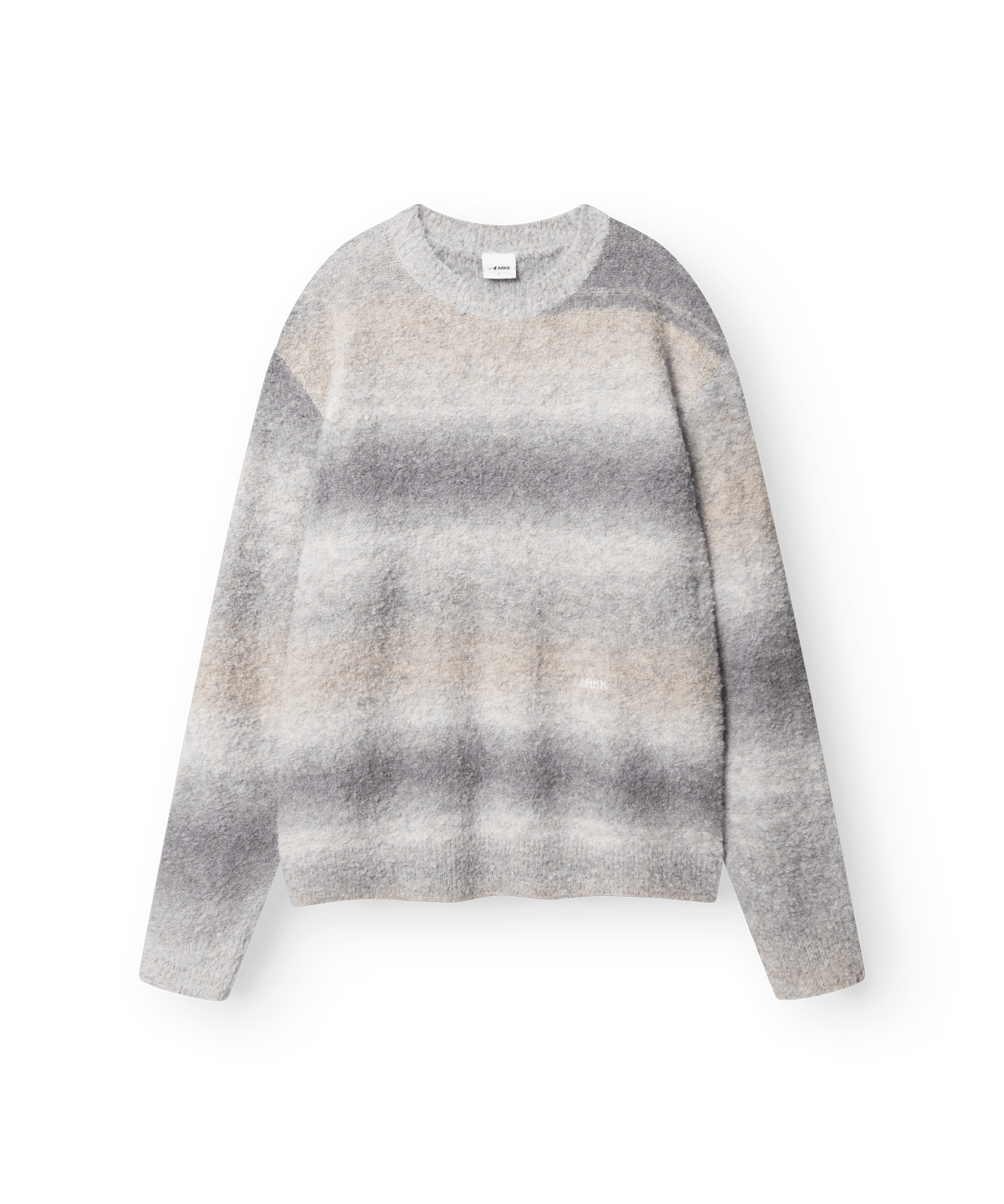 ARKK Apparel Knit Crew | Beige Grey Knit Crew