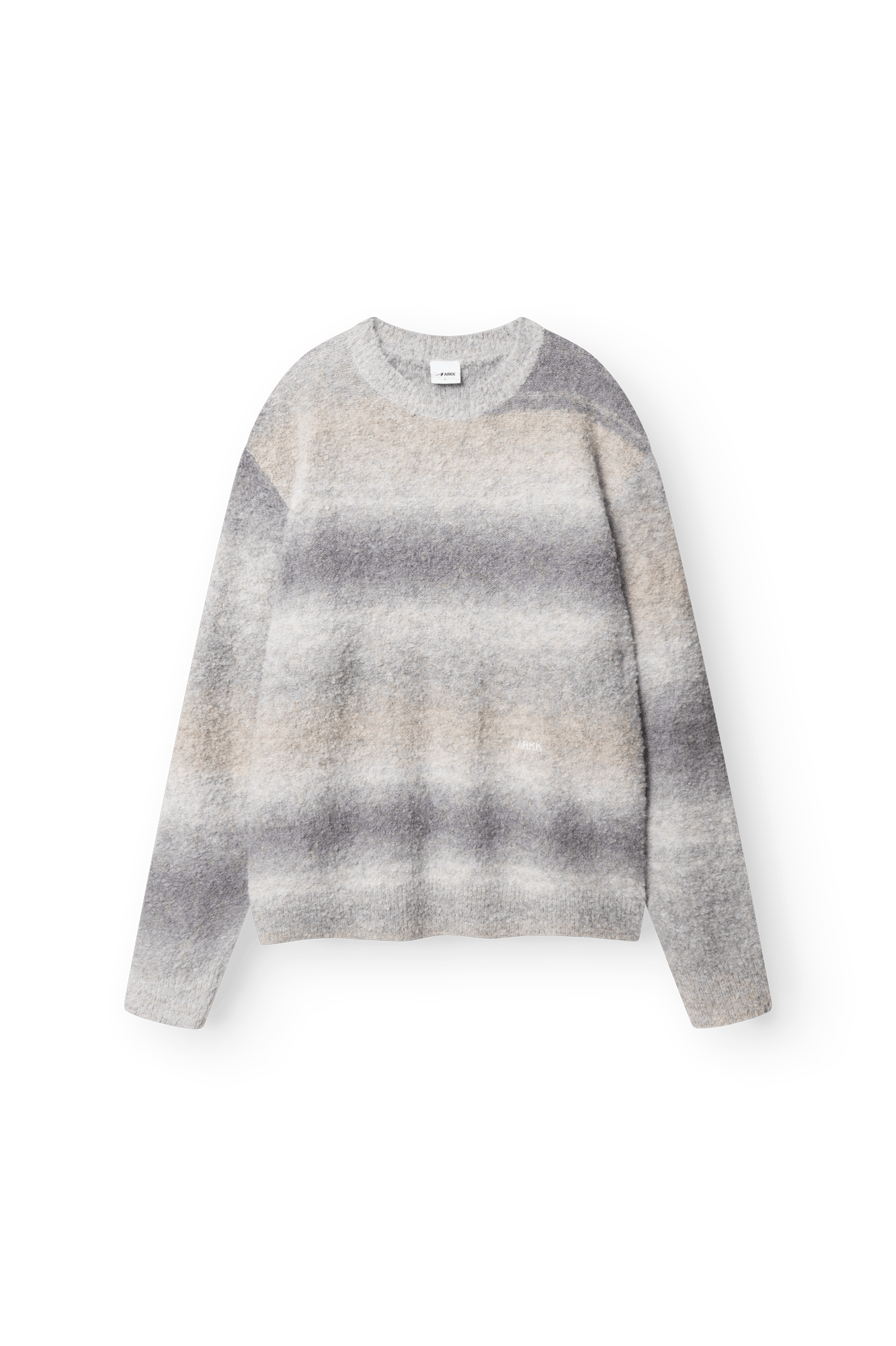 ARKK Apparel Knit Crew | Beige Grey Knit Crew