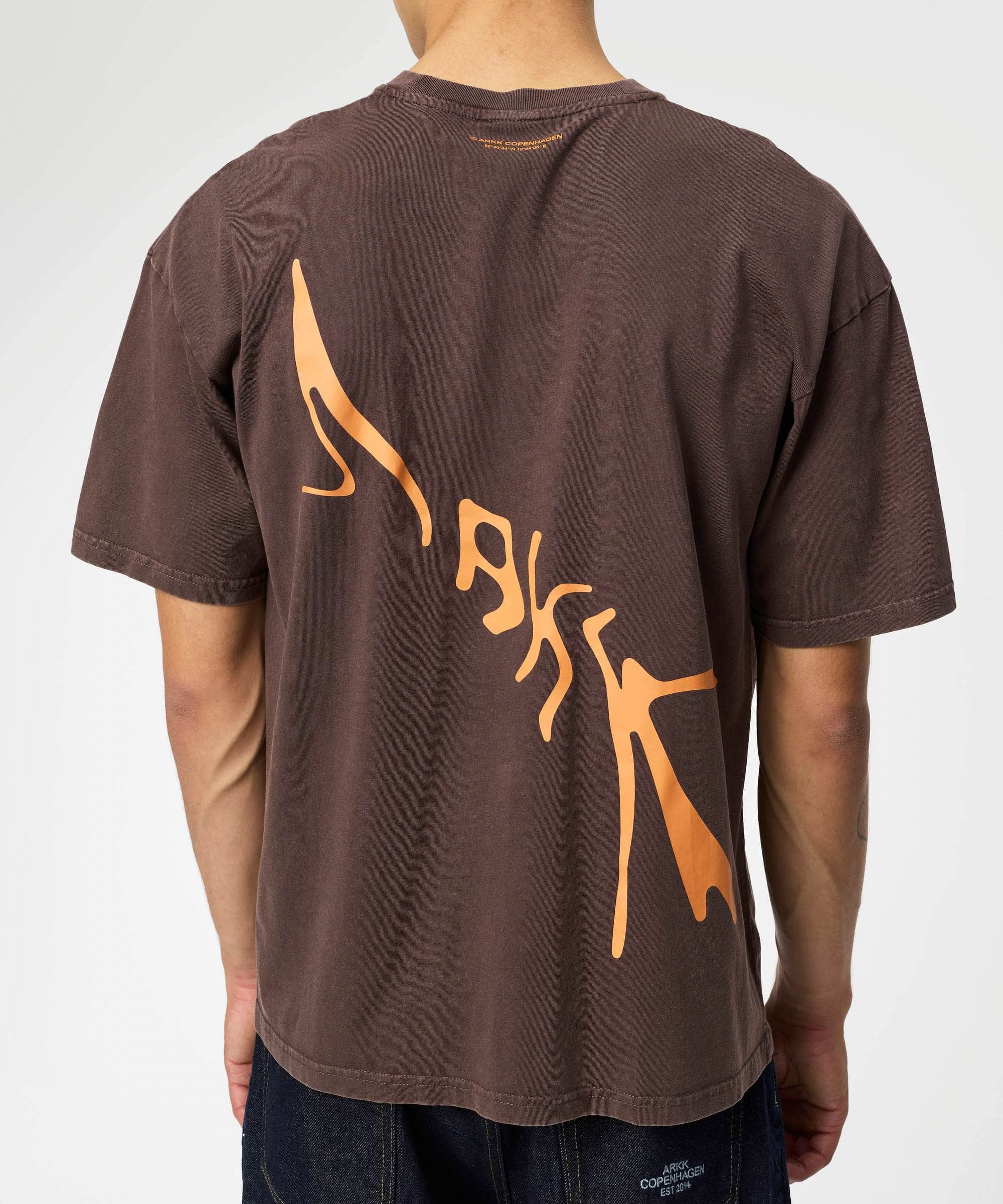 ARKK Apparel Liquid Boxy Tee | Cocoa Orange T-Shirt