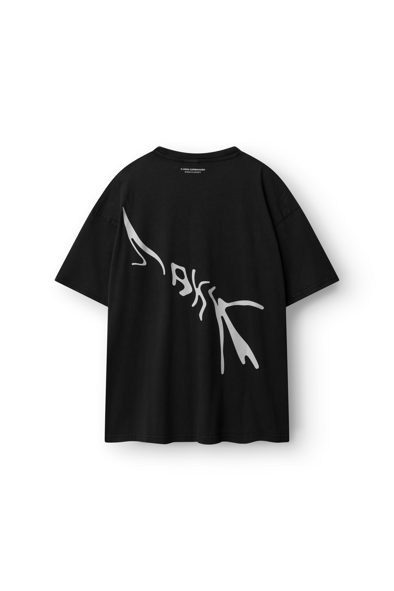 ARKK Apparel Liquid Boxy Tee | Faded Black T-Shirt