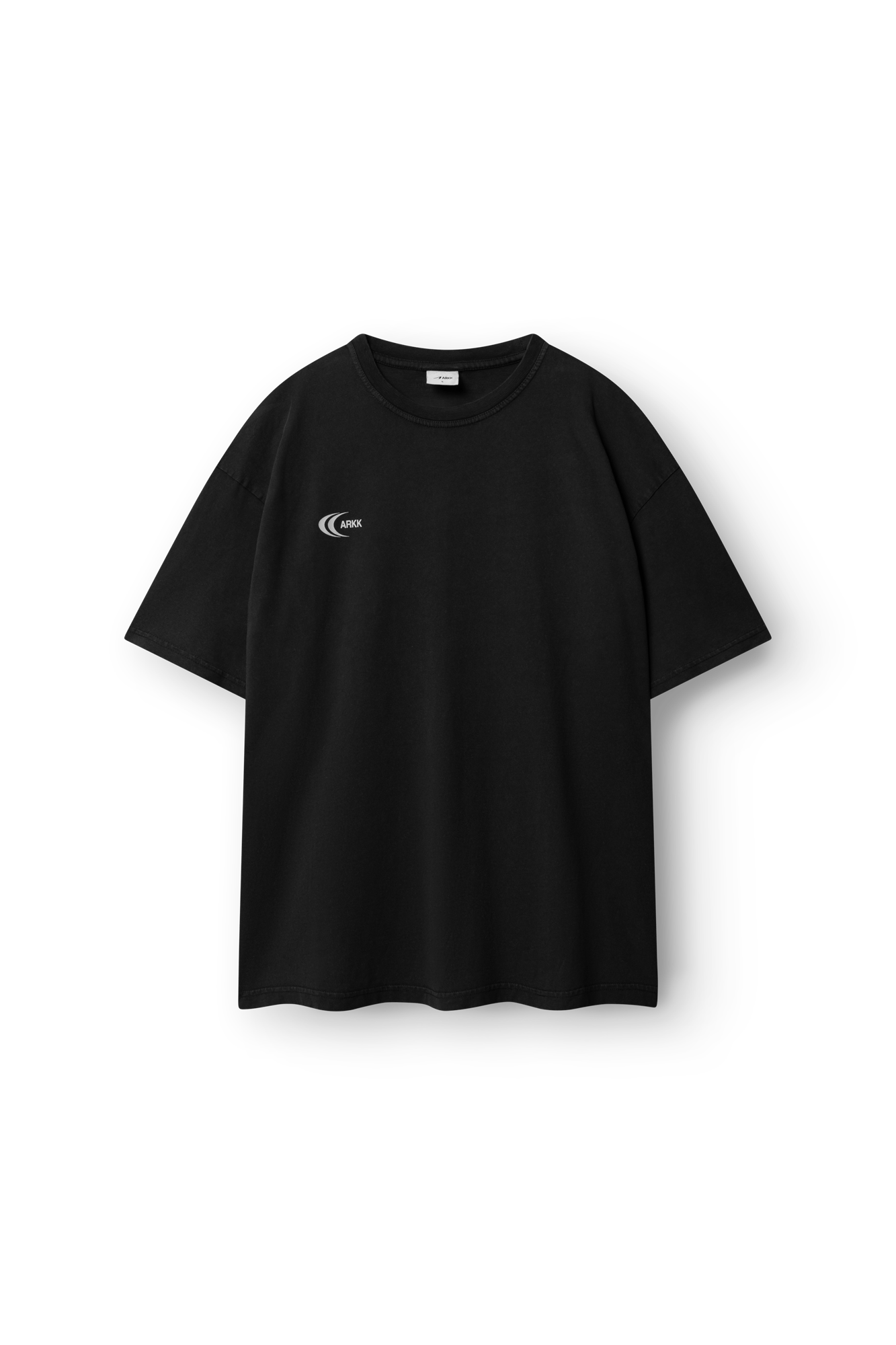 ARKK Apparel Liquid Boxy Tee | Faded Black T-Shirt
