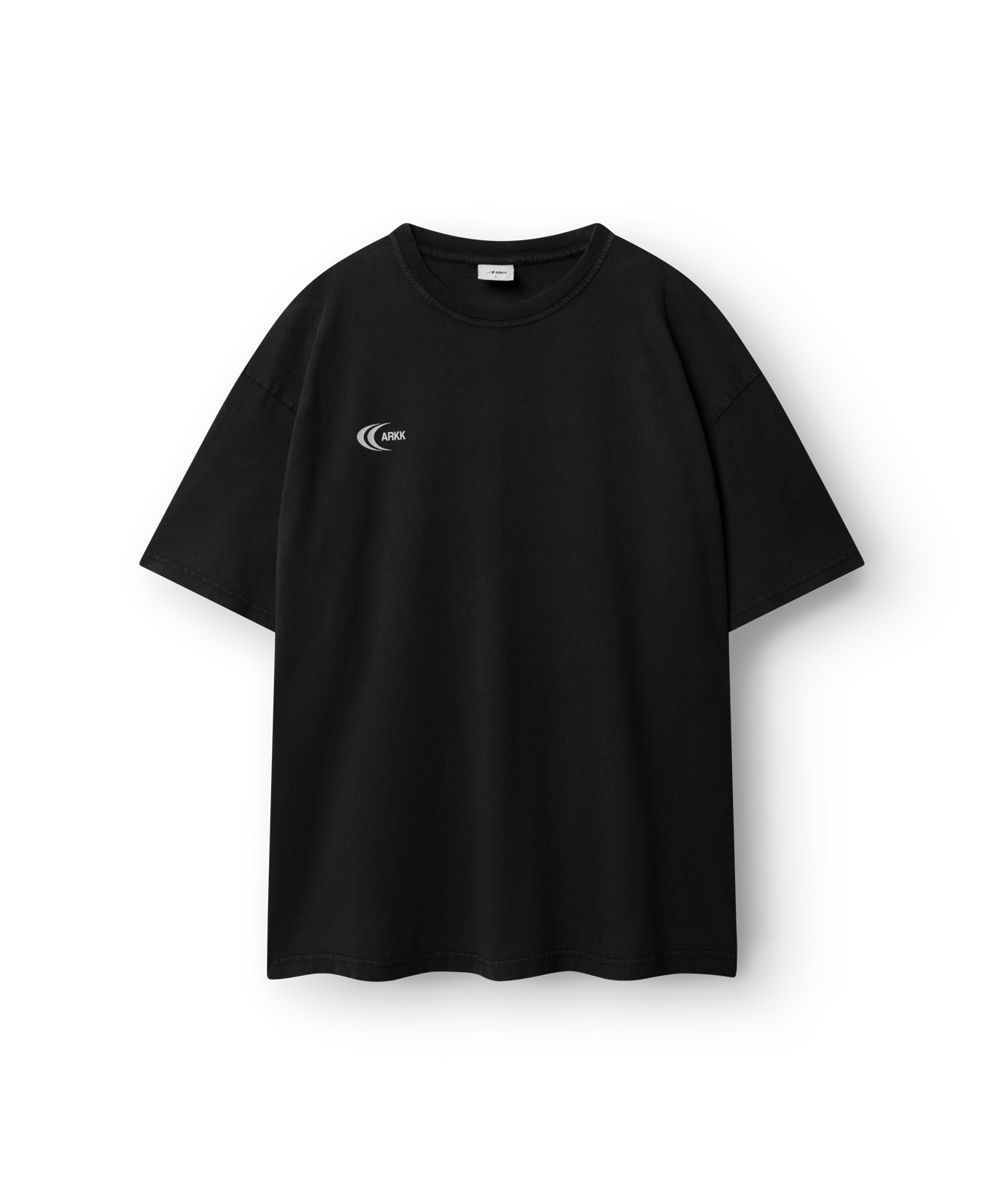 ARKK Apparel Liquid Boxy Tee | Faded Black T-Shirt