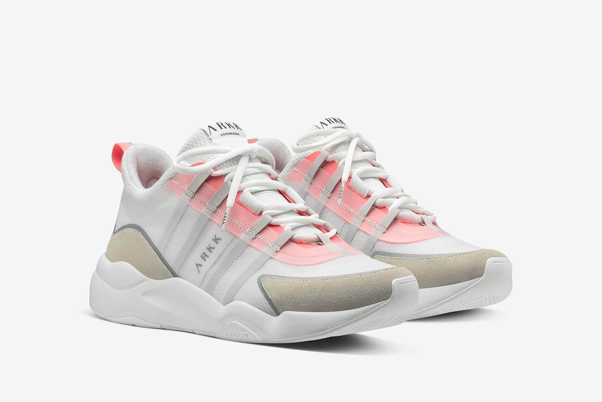 ARKK Collection Lyron Mesh F-PRO90 White Radiant Coral - Men Lyron White Radiant Coral