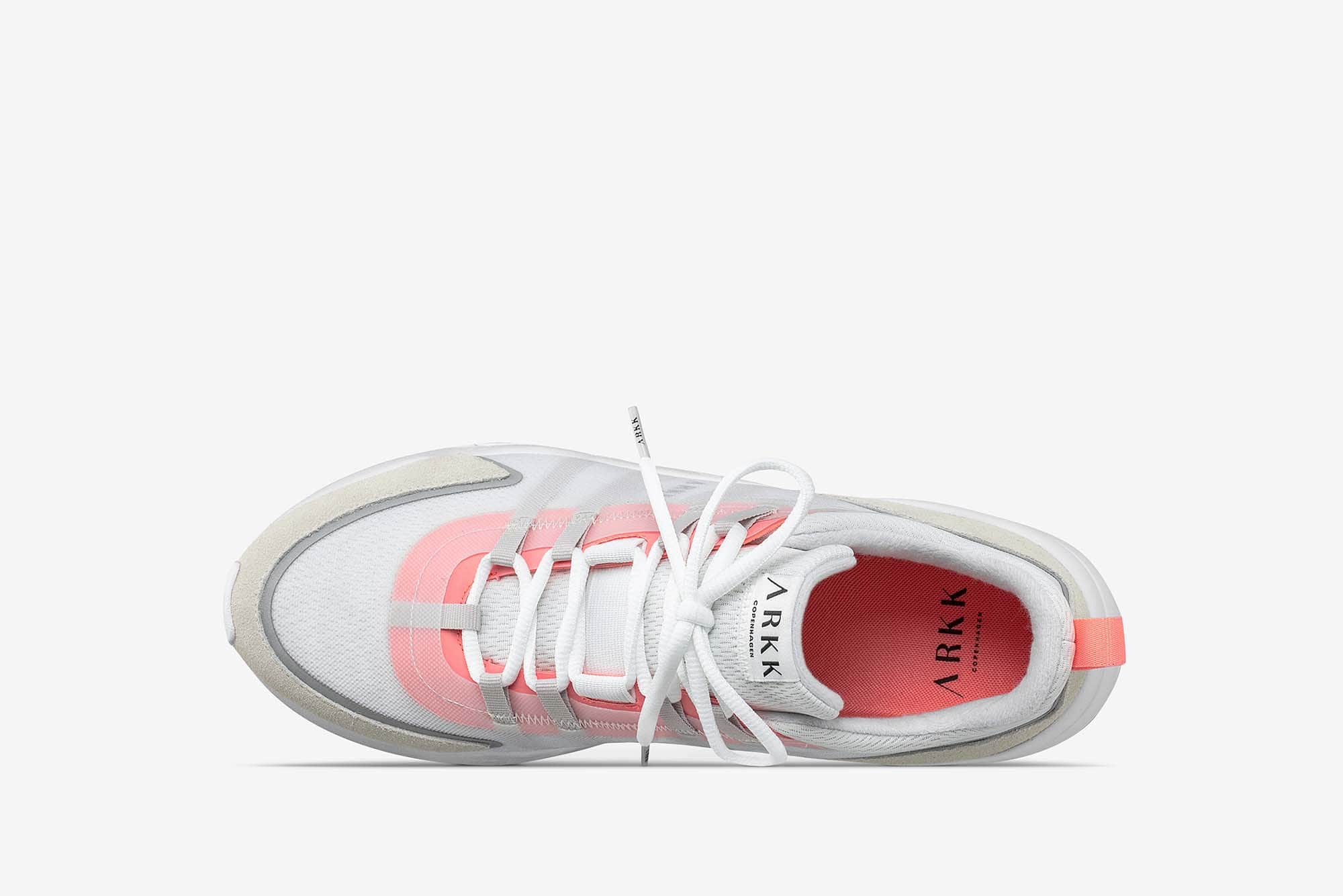 ARKK Collection Lyron Mesh F-PRO90 White Radiant Coral - Men Lyron White Radiant Coral