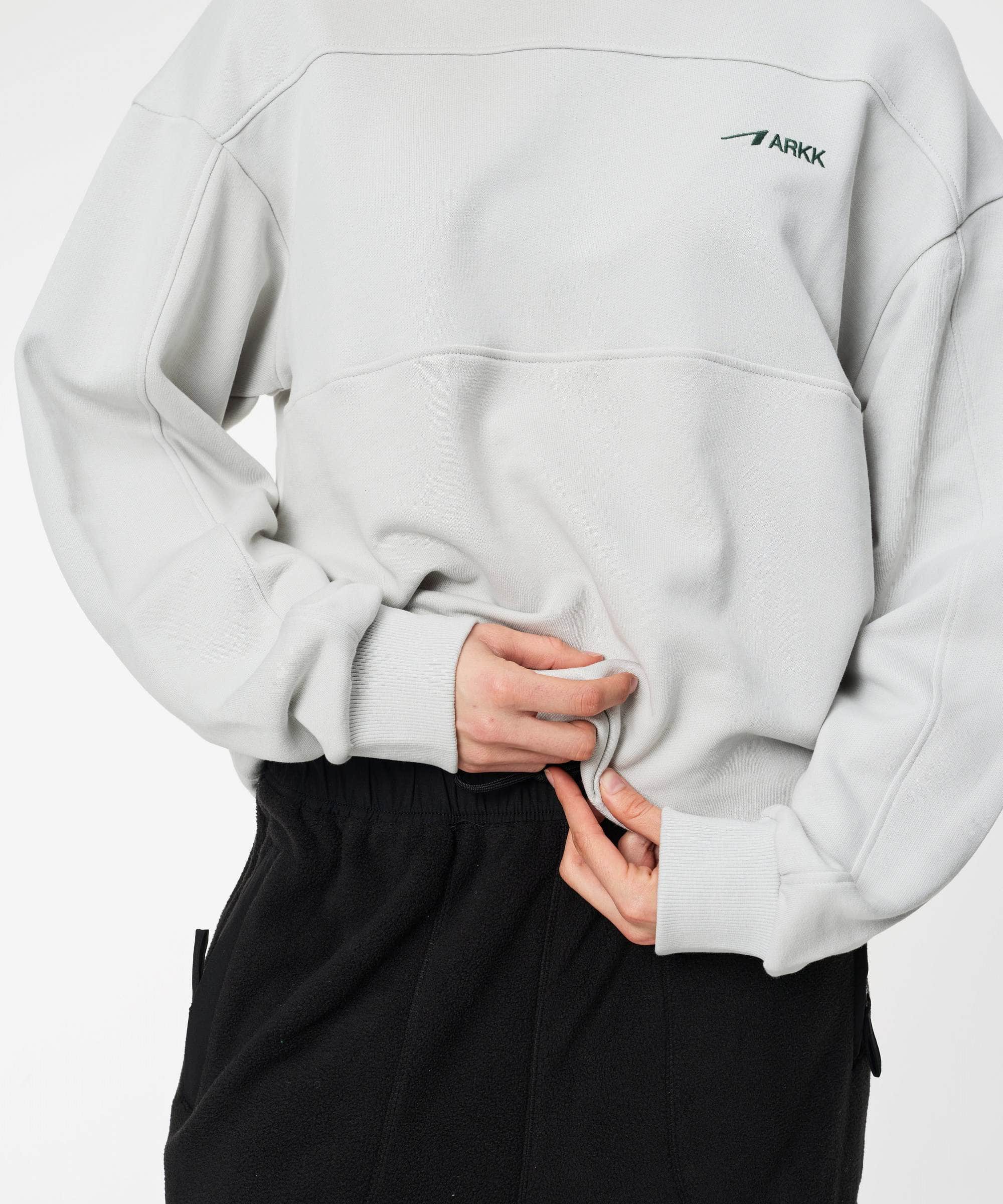 ARKK Apparel Panel Crew | Grey Panel Crew