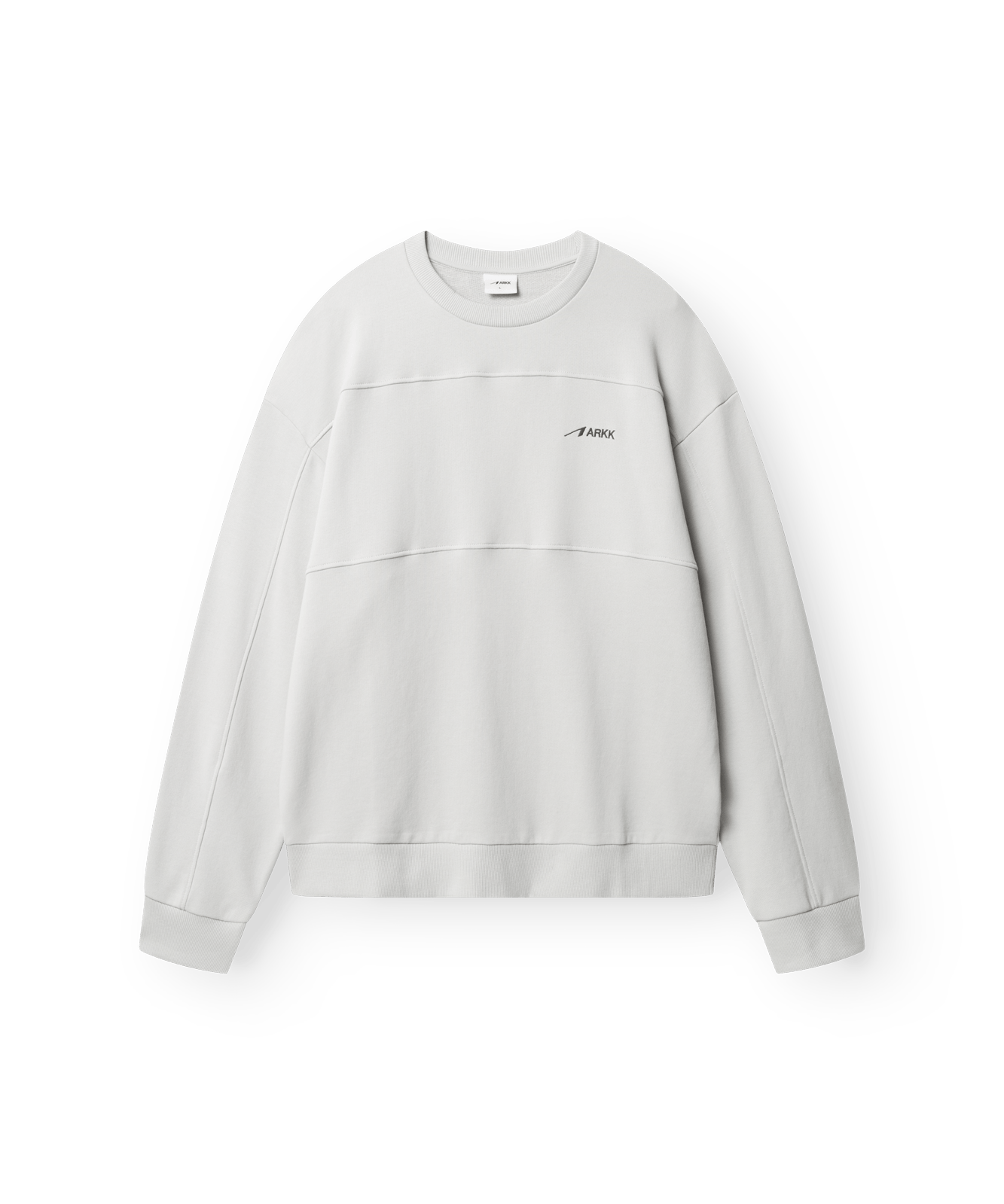 ARKK Apparel Panel Crew | Grey Panel Crew