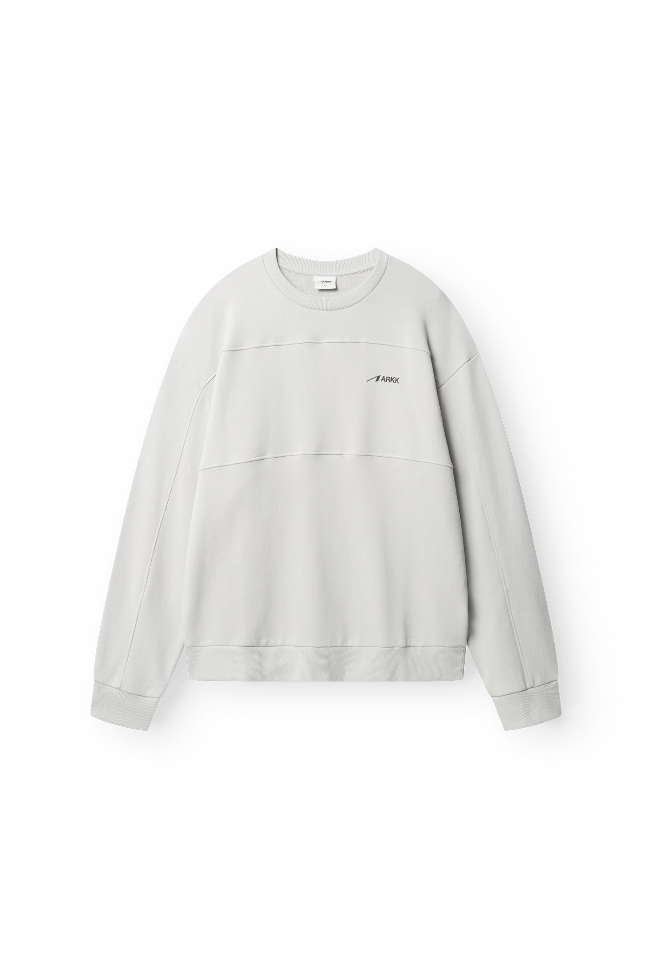 ARKK Apparel Panel Crew | Grey Panel Crew