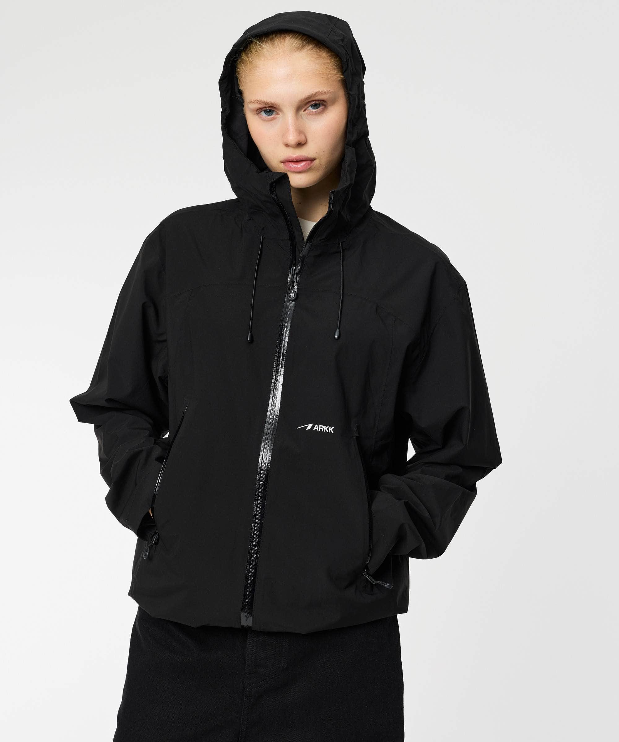 ARKK Apparel Rain Jacket | Black Jacket