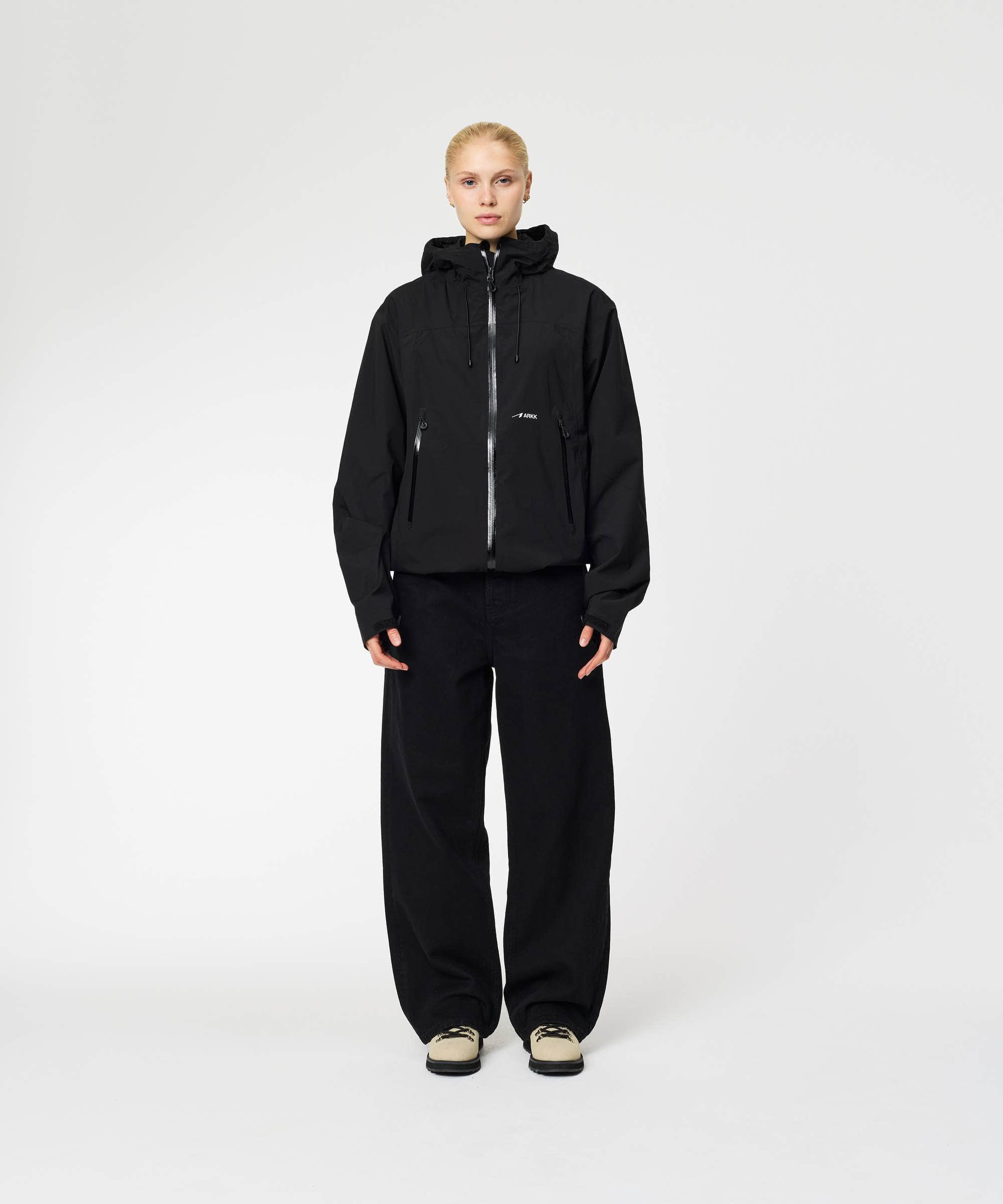 ARKK Apparel Rain Jacket | Black Jacket