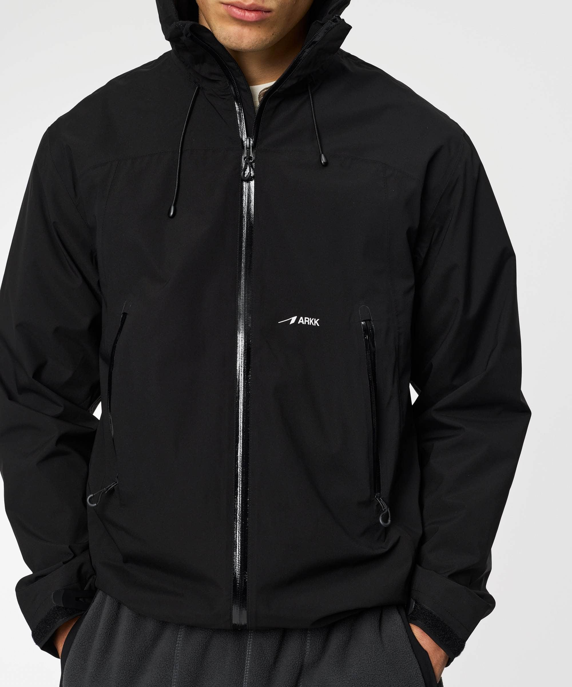 ARKK Apparel Rain Jacket | Black Jacket