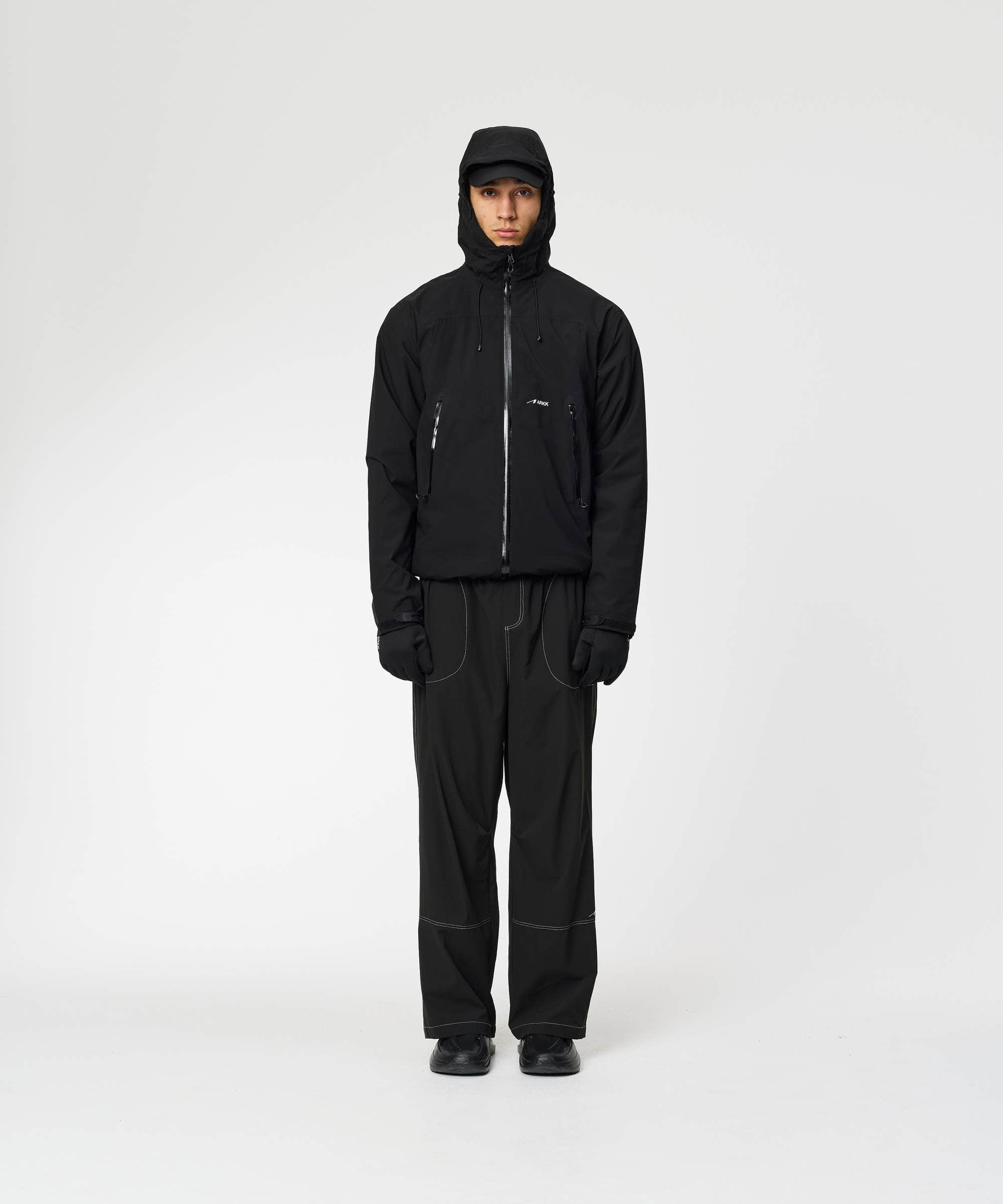 ARKK Apparel Rain Jacket | Black Jacket