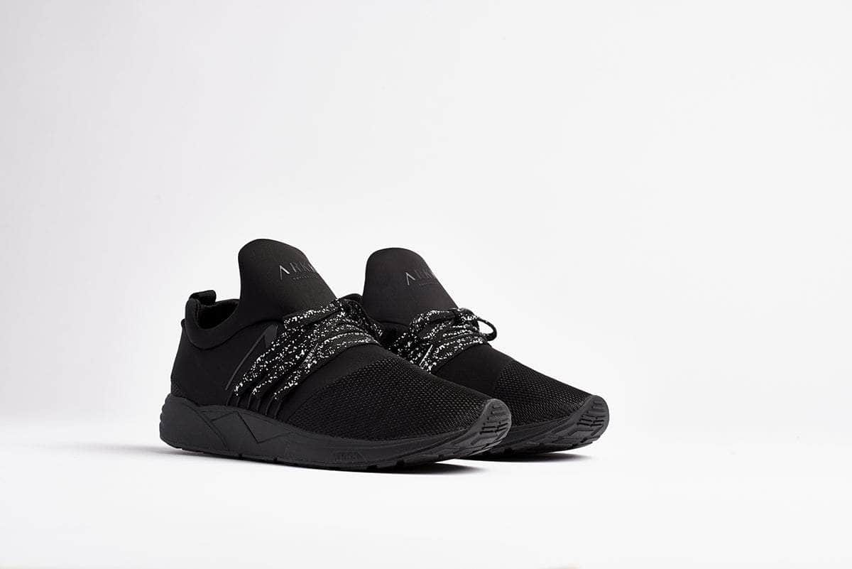 ARKK Collection Raven Mesh S-E15 Black White Spray - Men Raven Black