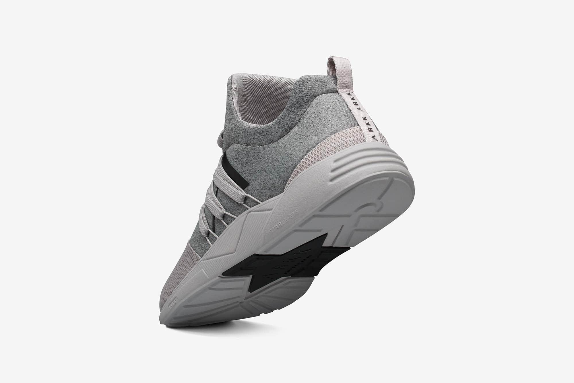 ARKK Collection Raven Mesh S-E15 Grey Melange-Men Raven Grey