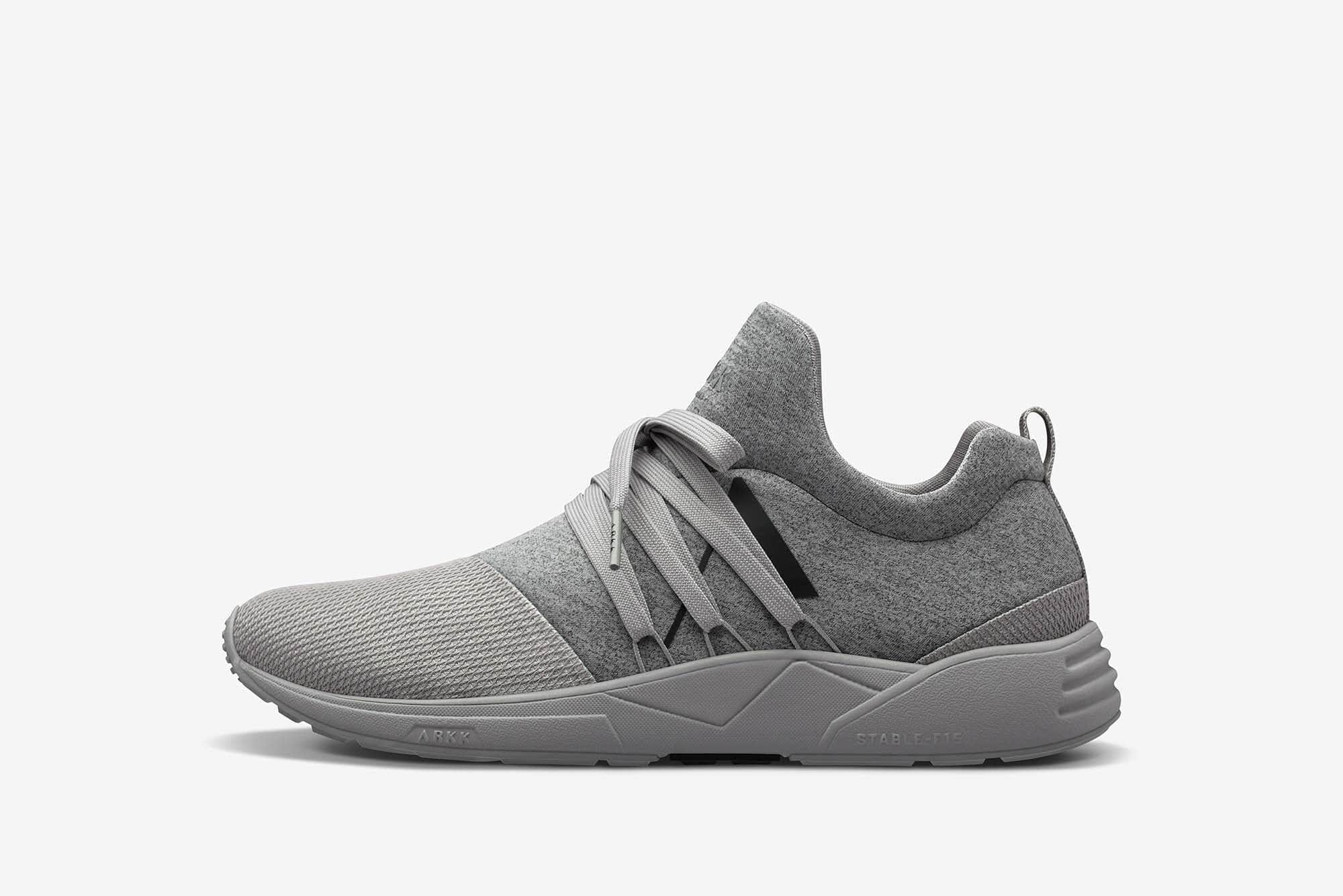 ARKK Collection Raven Mesh S-E15 Grey Melange-Men Raven Grey