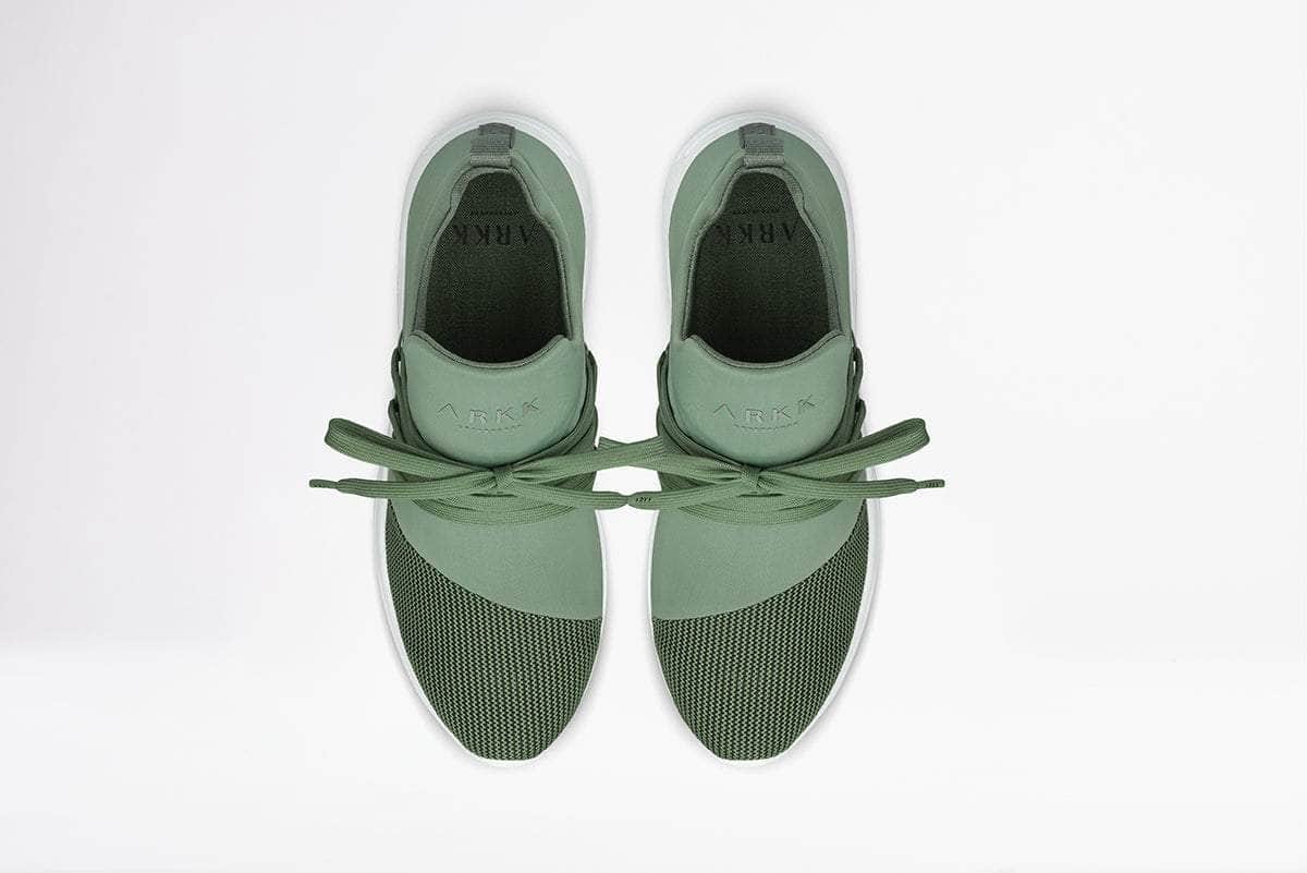 ARKK Collection Raven Mesh S-E15 Sage Green Black - Men Raven Dusty Green