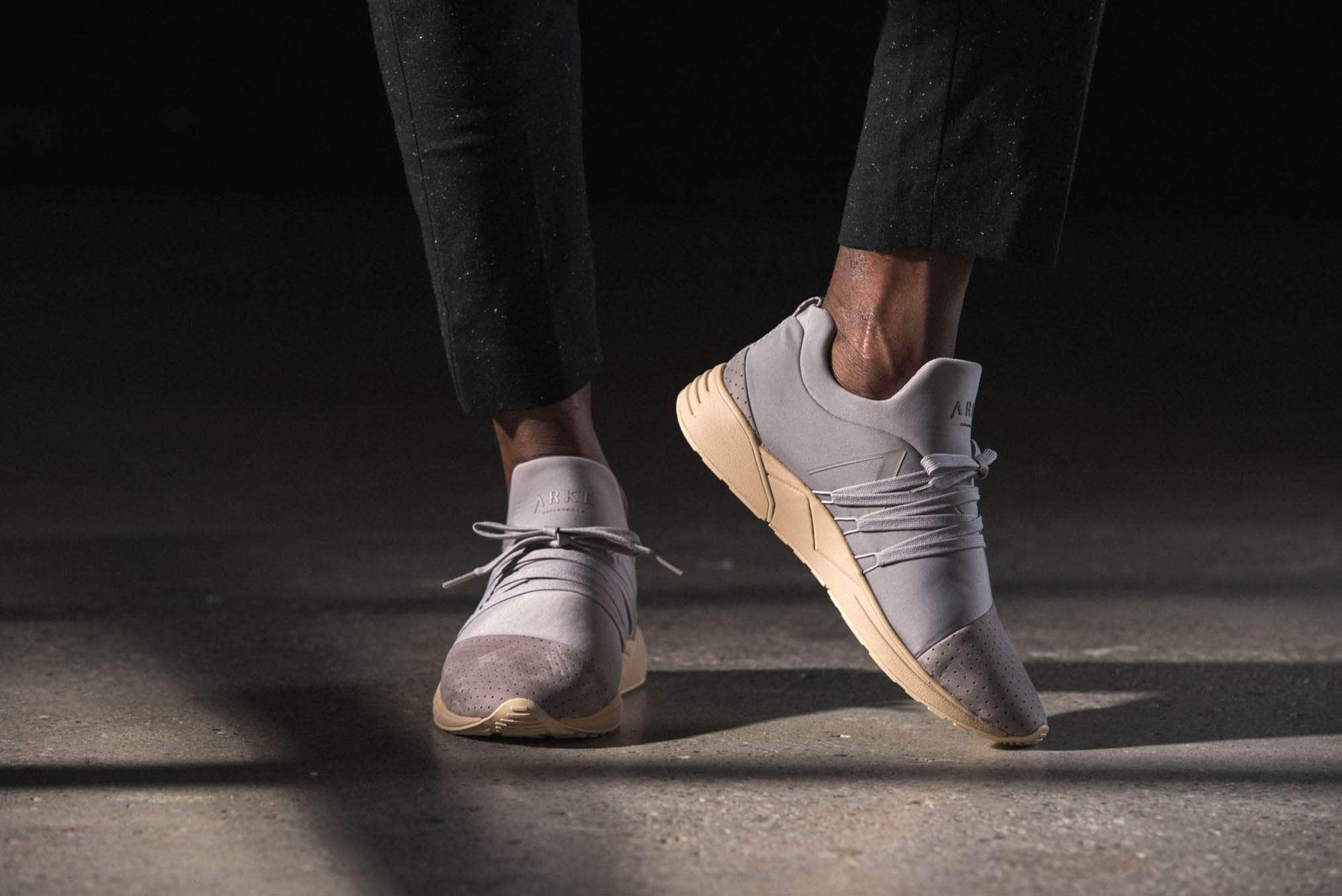 ARKK Collection Raven Nubuck S-E15 Grey Tan - Men Raven Grey
