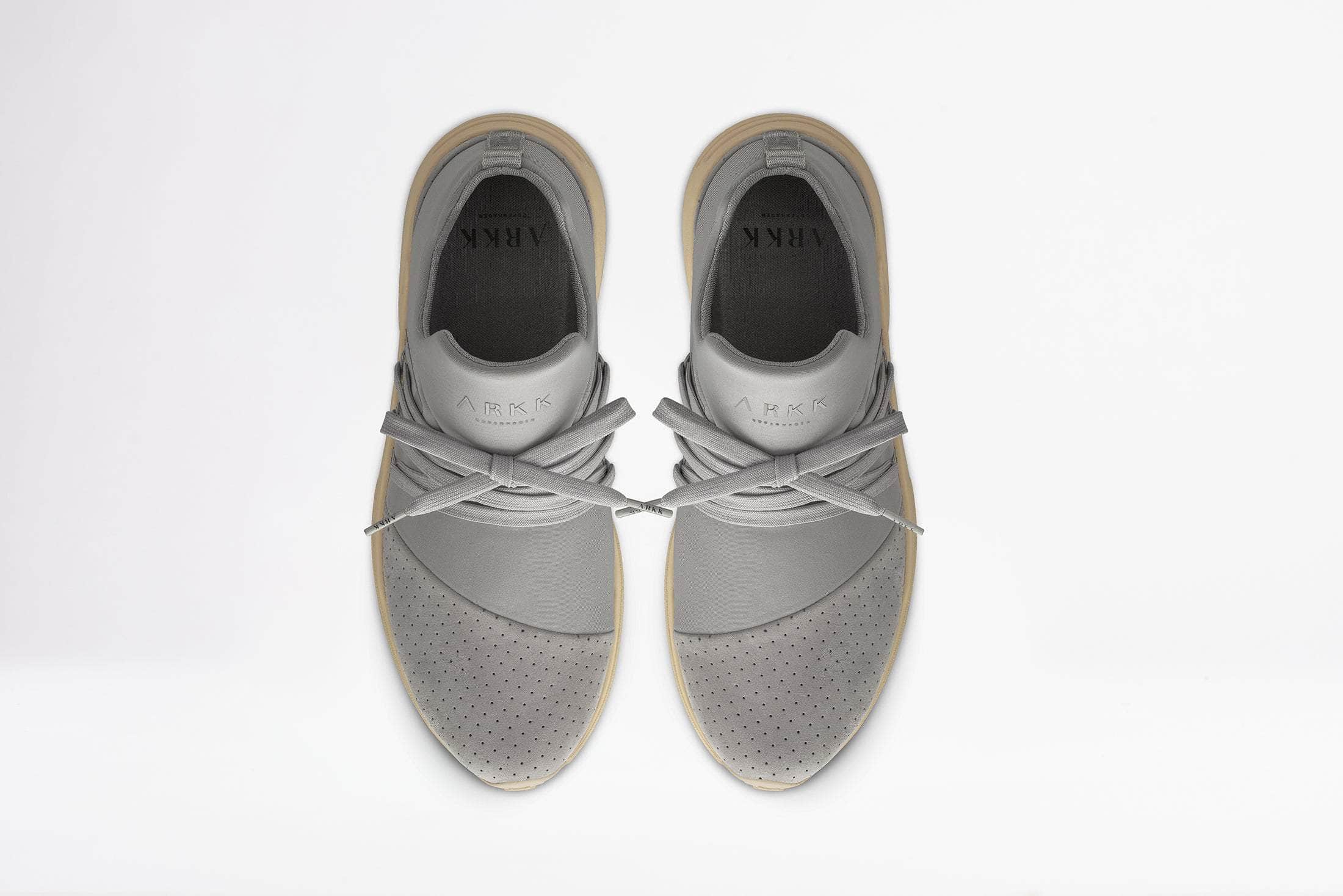 ARKK Collection Raven Nubuck S-E15 Grey Tan - Men Raven Grey