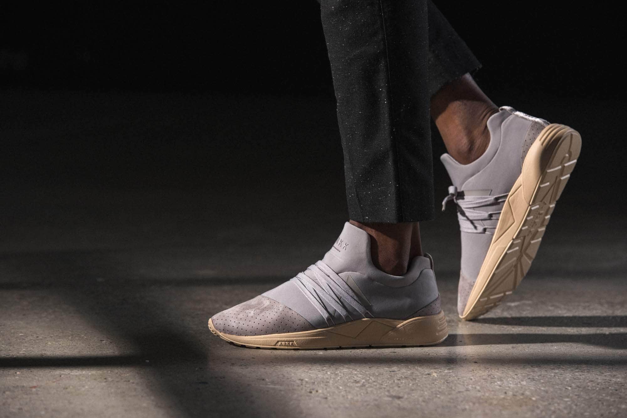 ARKK Collection Raven Nubuck S-E15 Grey Tan - Men Raven Grey