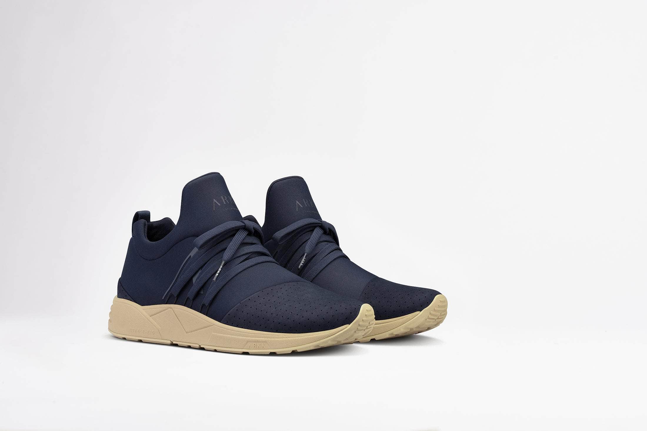 ARKK Collection Raven Nubuck S-E15 Navy Tan - Men Raven Navy