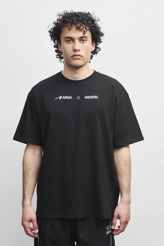 ARKK Apparel WENDEL Boxy Tee | Black T-Shirt