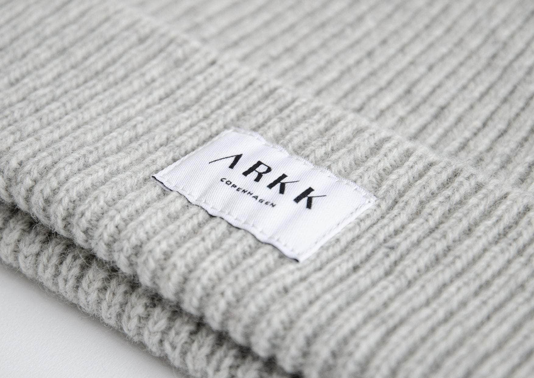 ARKK Accessories ARKK Beanie | Light Grey Melange Beanie