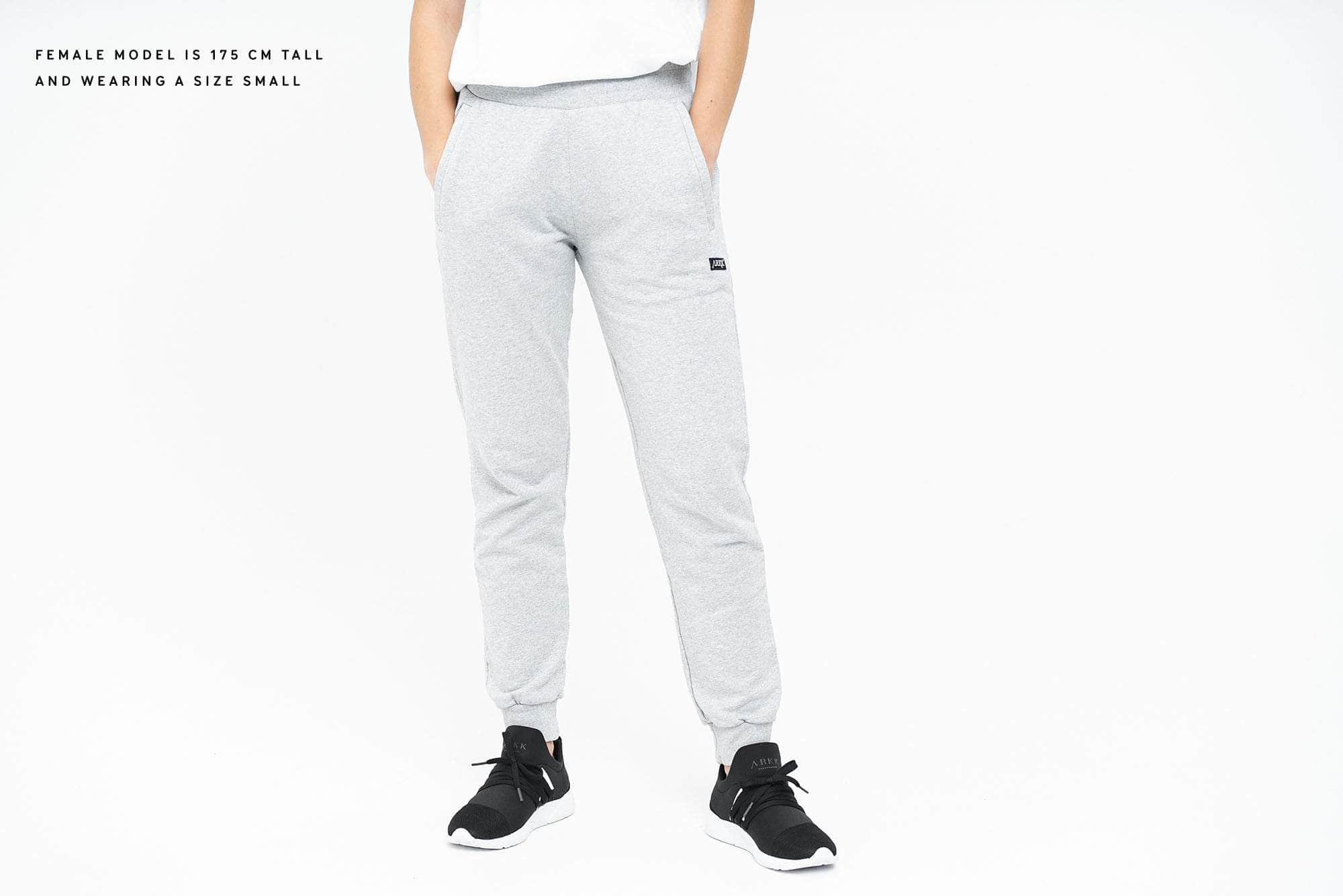 ARKK Apparel ARKK Box Logo Sweatpants | Snow Melange Sweatpants