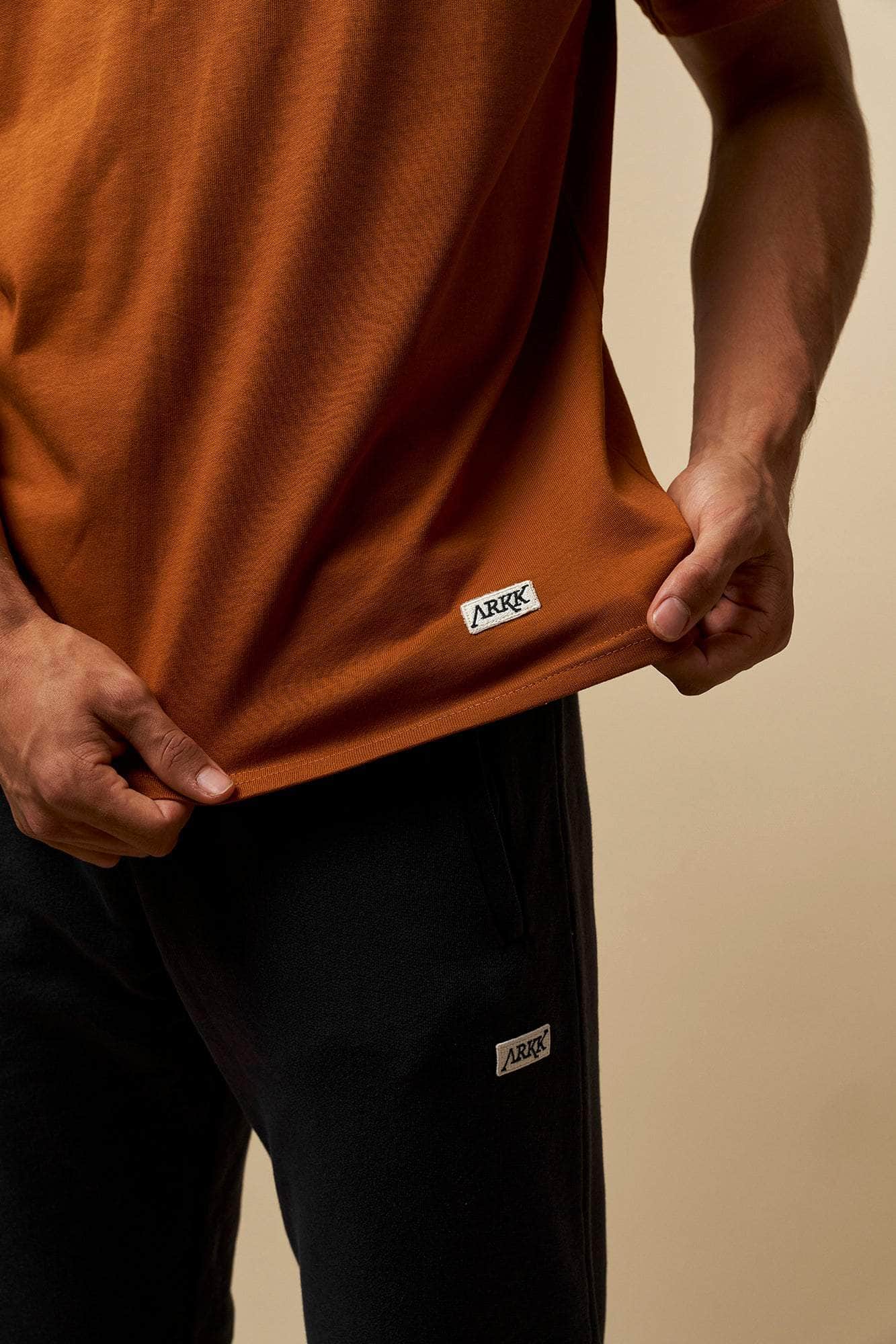 ARKK Apparel ARKK Box Logo Tee | Caramel Cafe T-Shirt