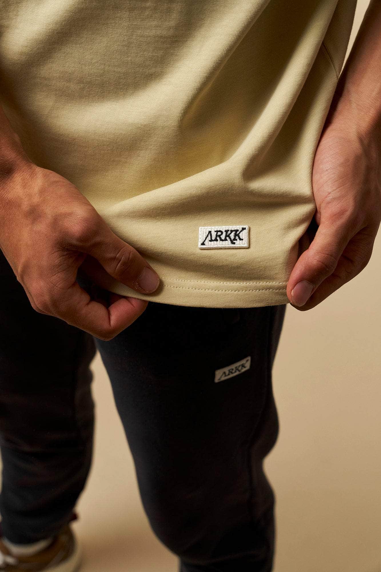 ARKK Apparel ARKK Box Logo Tee | Light Desert T-Shirt