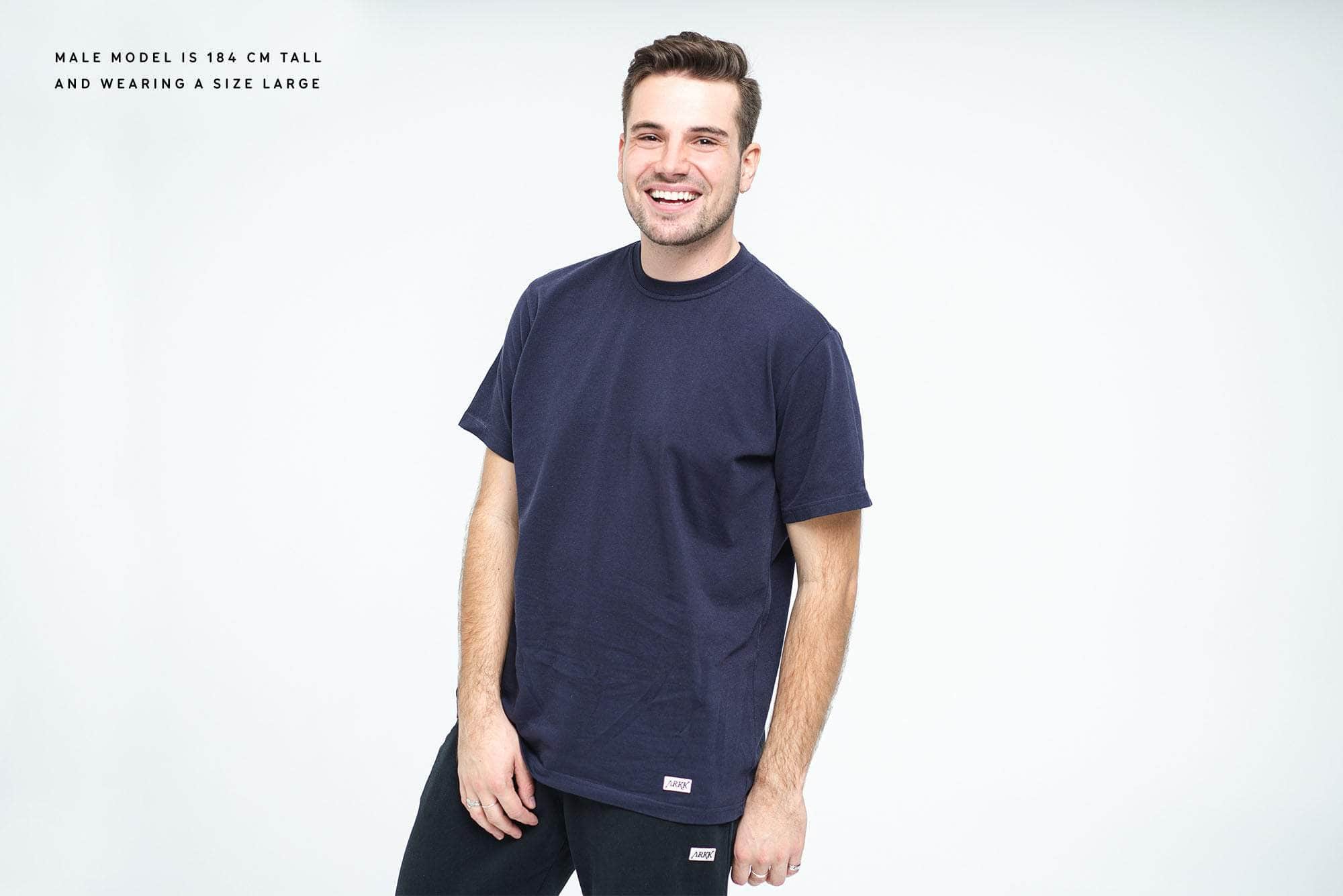 ARKK Apparel ARKK Box Logo Tee | Maritime Blue T-Shirt