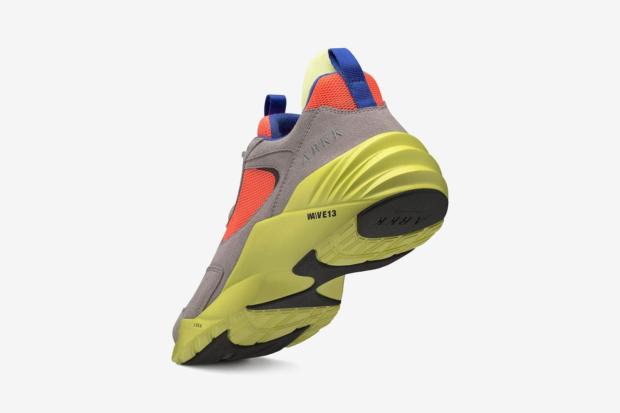 ARKK Collection Kanetyk Suede W13 Ash Neon Lime - Men Kanetyk