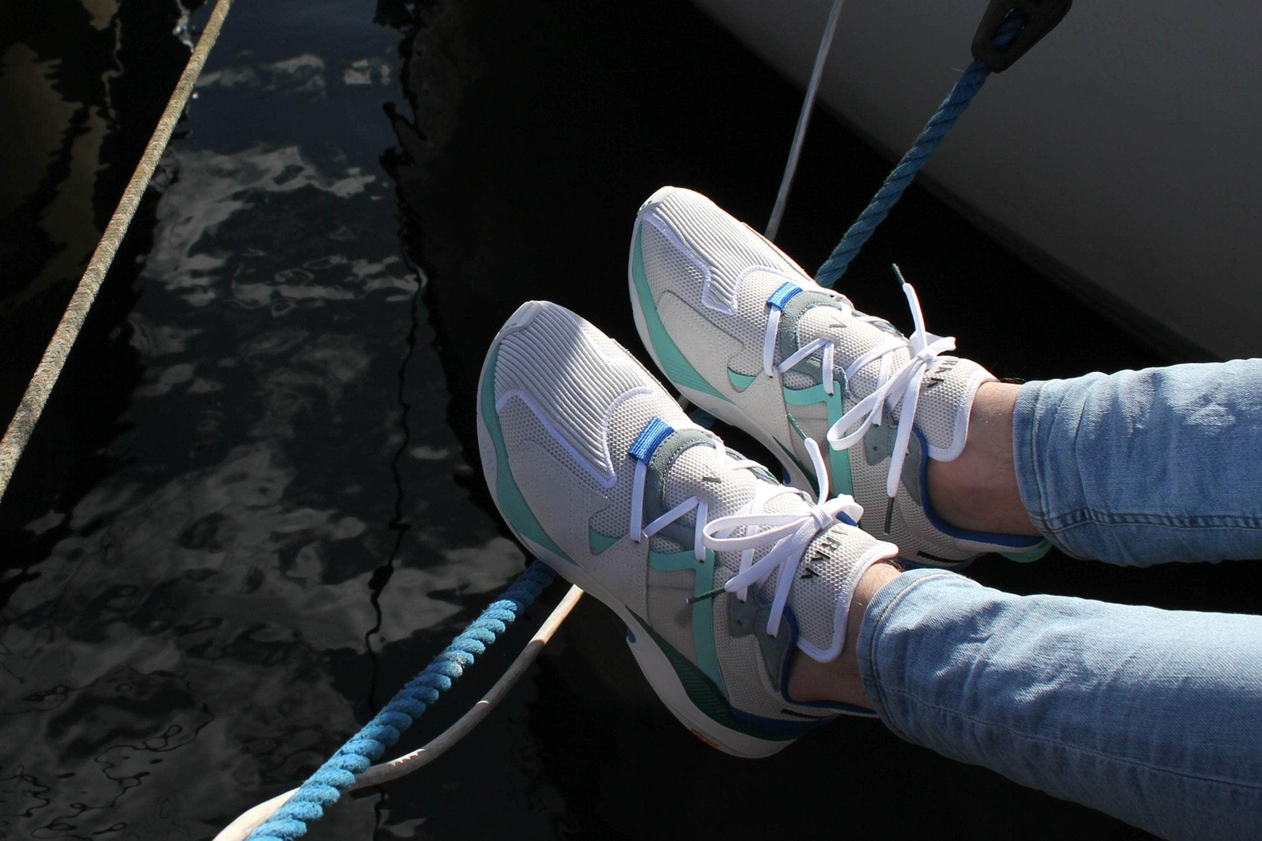 ARKK Collection Cruisr Mesh Vulkn Vibram | Soft Grey Teal | Men Cruisr