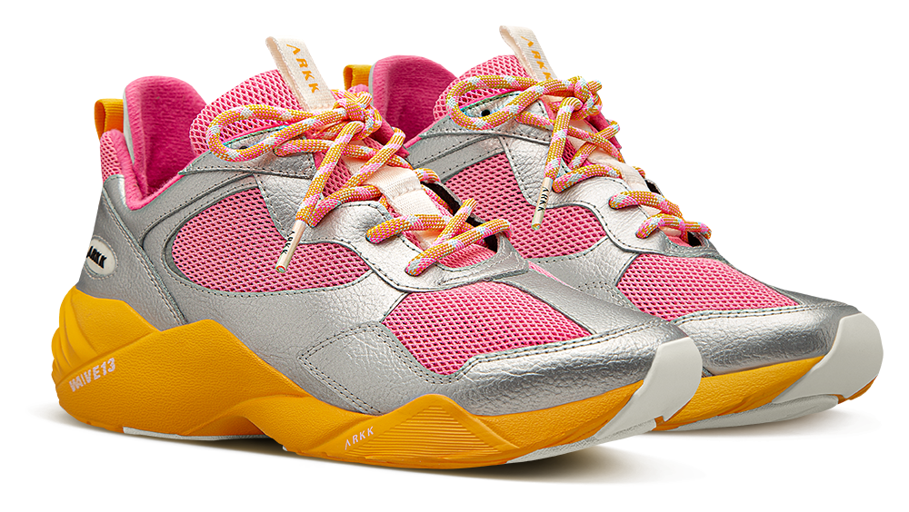 ARKK Collection Kanetyk Leather W13 | Silver Vivid Pink | Women Kanetyk