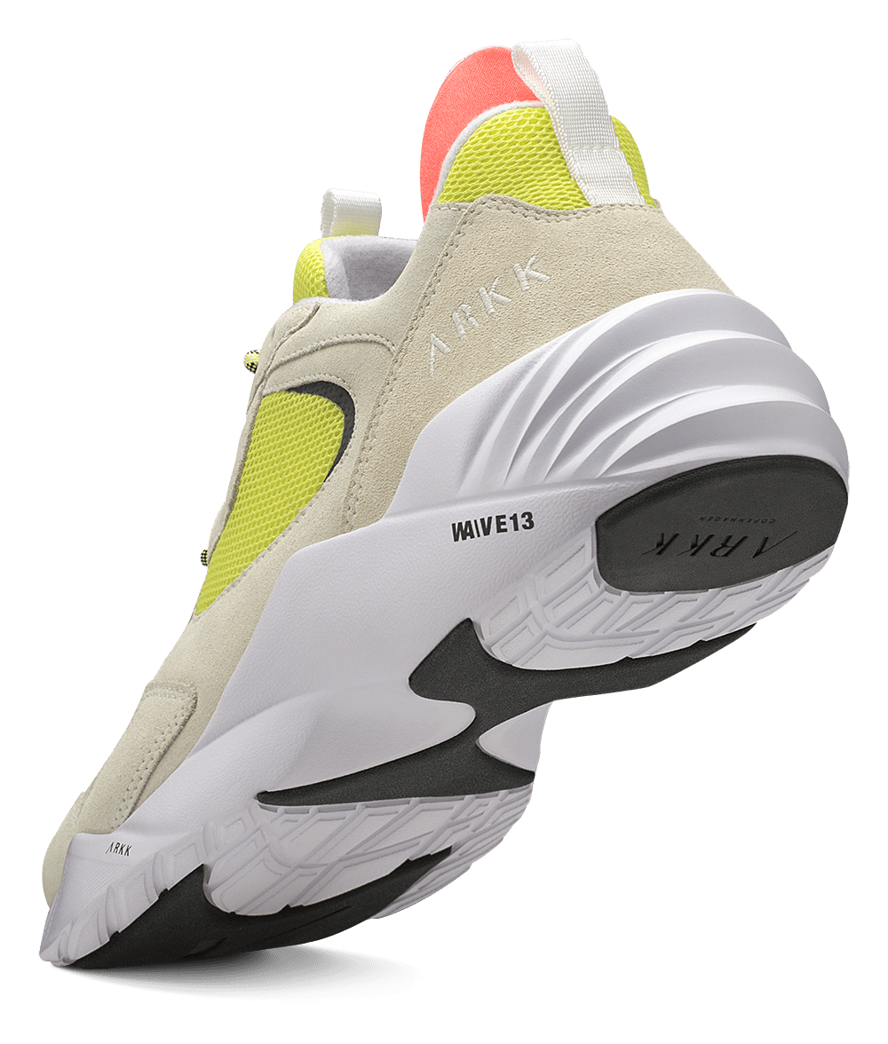ARKK Collection Kanetyk Suede W13 | Off White Neon Lime | Women Kanetyk