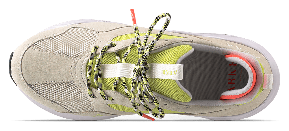 ARKK Collection Kanetyk Suede W13 | Off White Neon Lime | Women Kanetyk