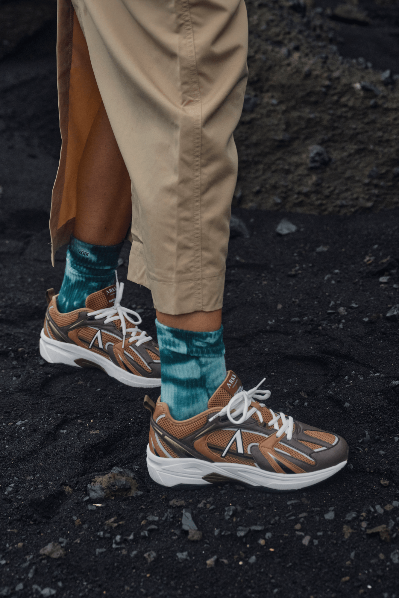 ARKK Collection Oserra Mesh S-SP | Tobacco Brown Dark Earth Black | Women Oserra