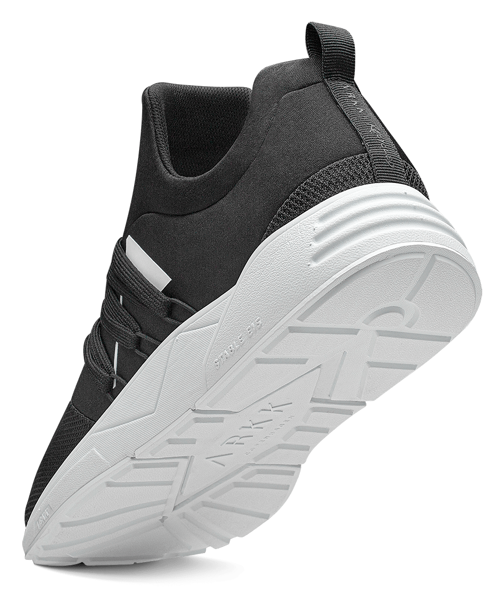 ARKK NOS Raven Mesh PET S-E15 | Jet Black White | Women Raven