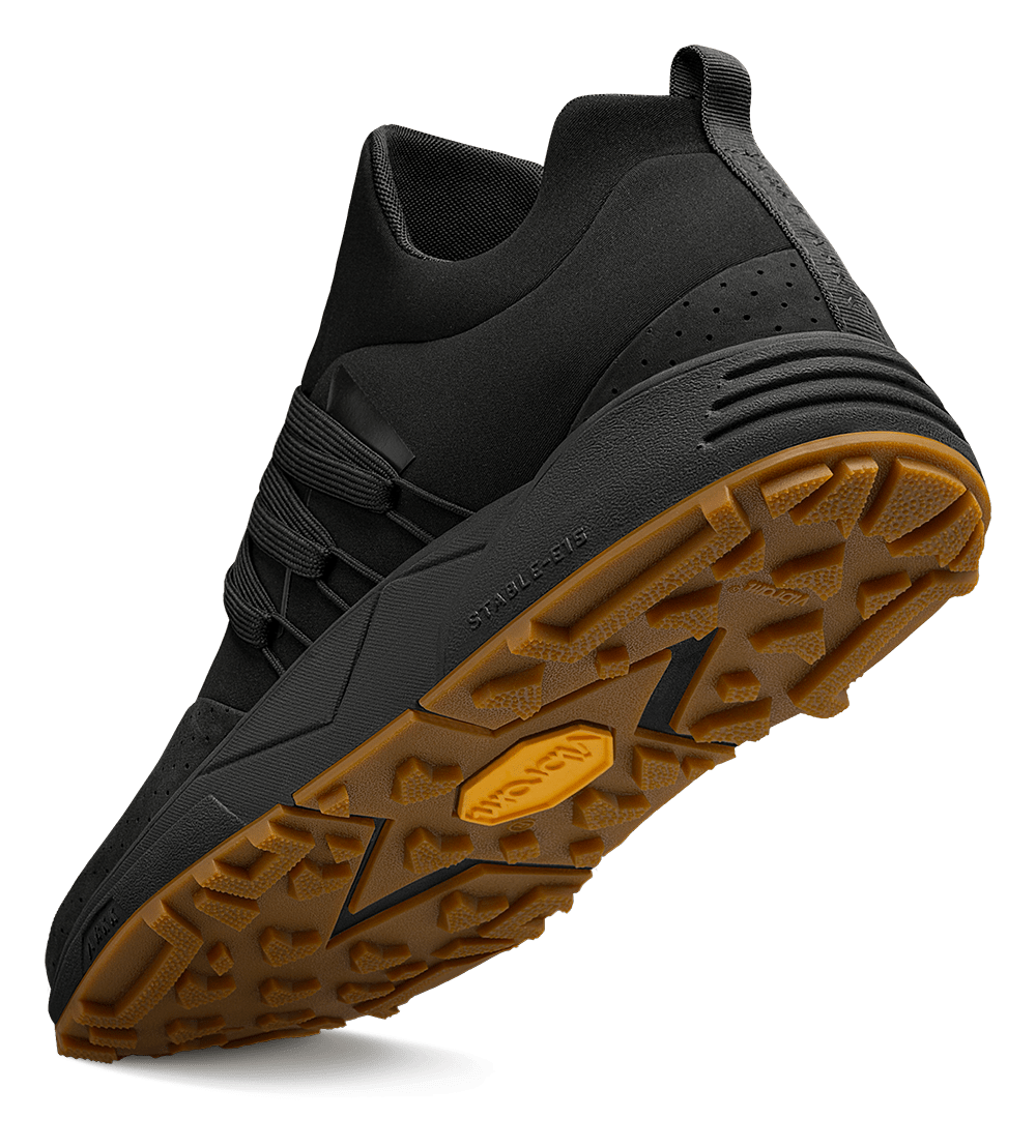 ARKK Collection Raven Nubuck S-E15 Vibram | Black Gum | Men Raven