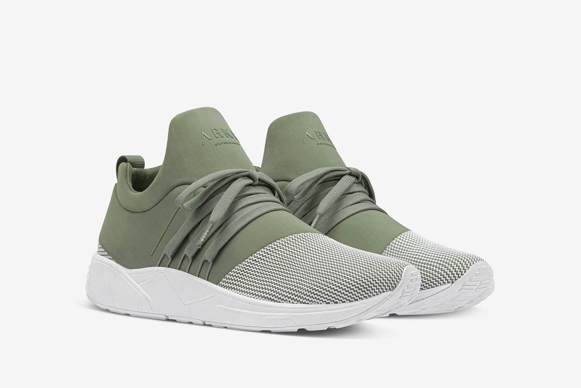 ARKK Collection Raven S-E15 | Granite Green Off White Mesh | Men Raven