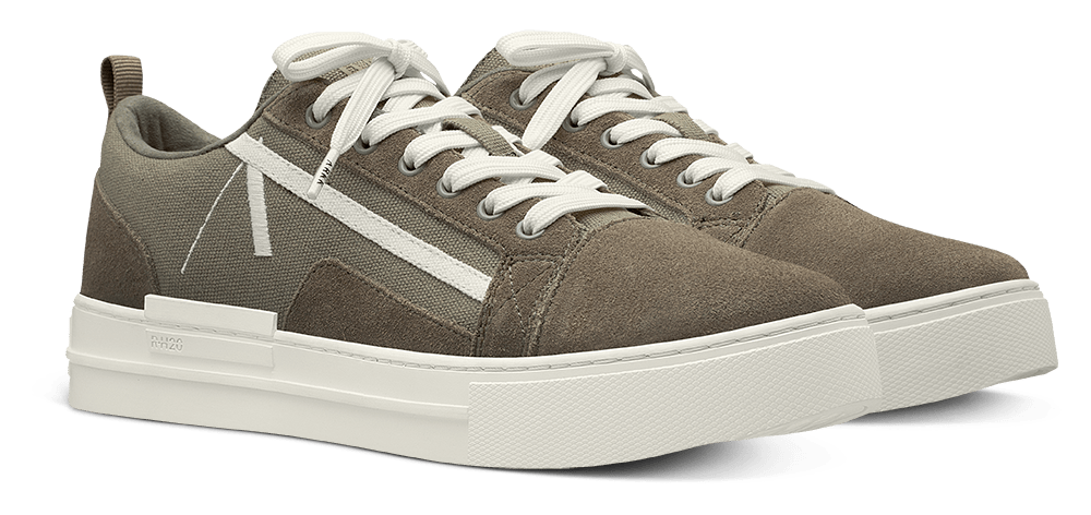 ARKK Collection Sommr Canvas PET Suede R-H20 | Granite Green Marshmallow | Men Sommr