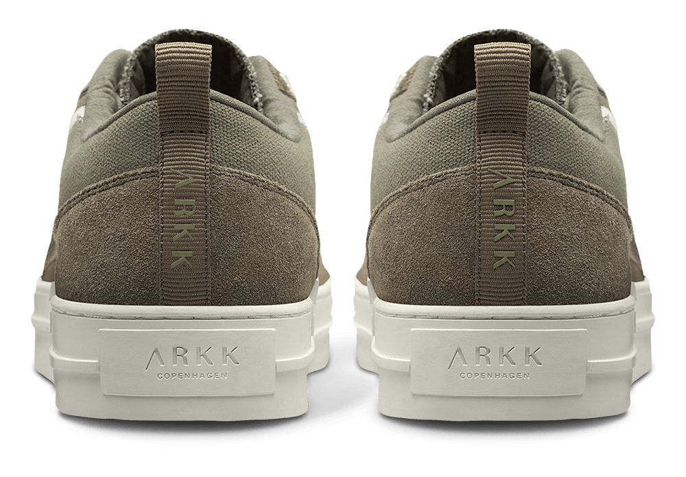 ARKK Collection Sommr Canvas PET Suede R-H20 | Granite Green Marshmallow | Men Sommr
