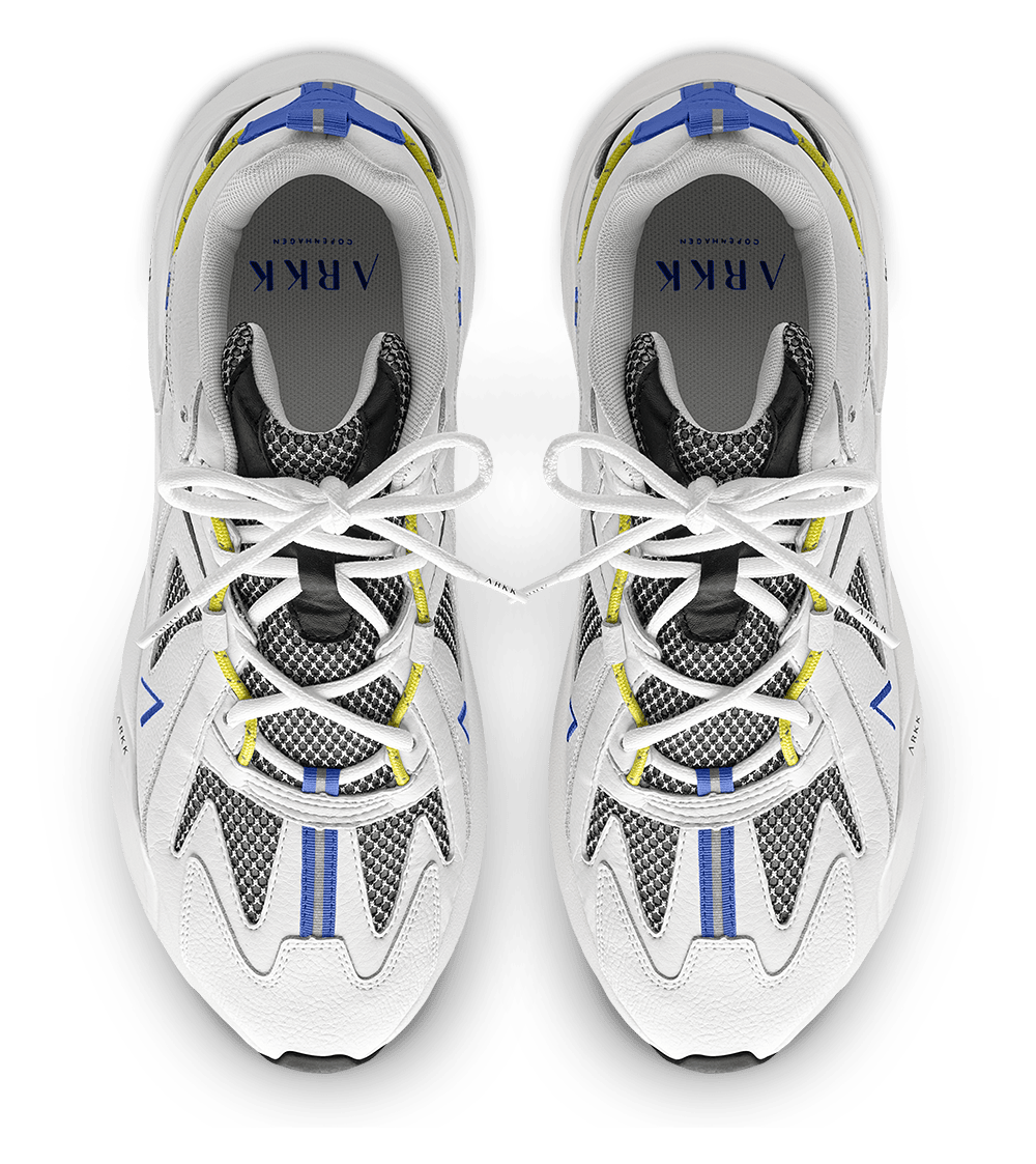 ARKK Collection Tuzon Leather W13 | White Amparo Blue | Men Tuzon