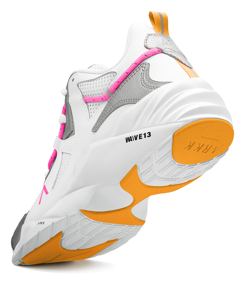 ARKK Collection Tuzon Leather W13 | White Silver Vivid Pink | Women Tuzon
