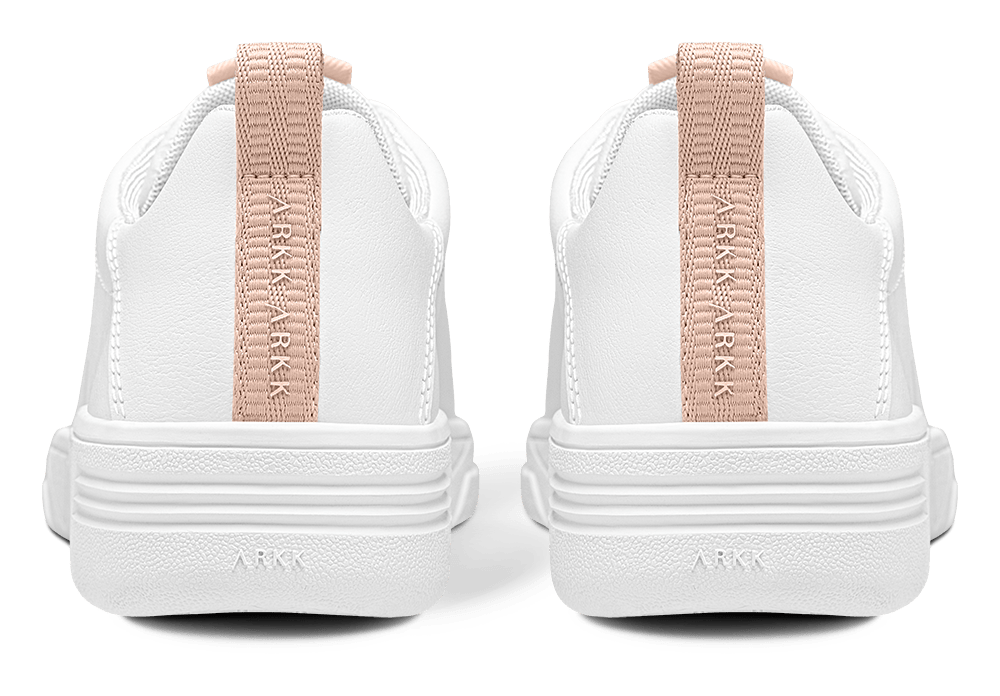 Uniklass Leather S-C18 | White Shell Pink | Women - Free delivery